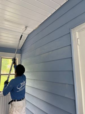 Kinnelon Residential Exterior Painting and Enclosed Porch Update