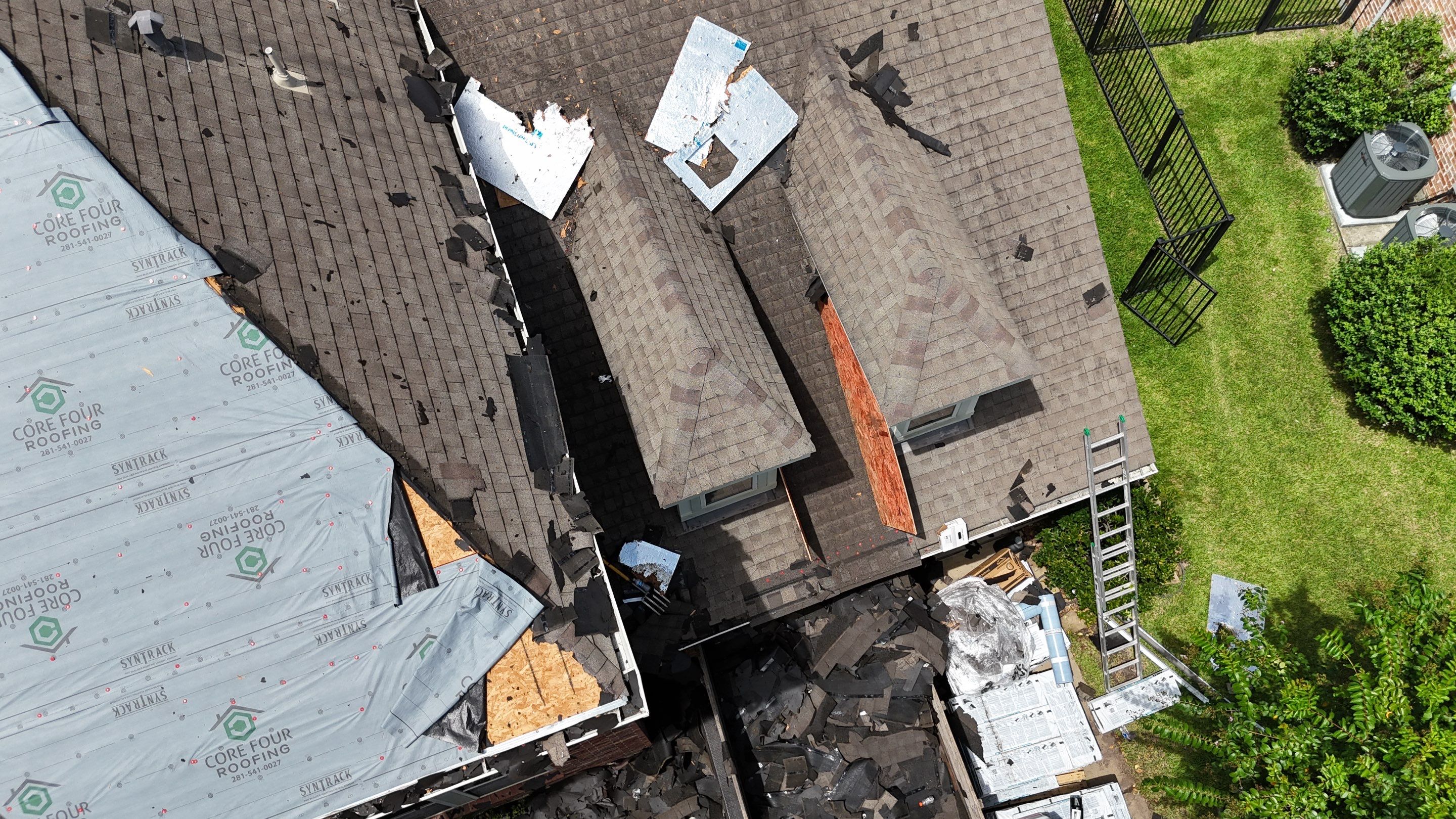 Insurance approved replacement in Bridgeland by Core Four Roofing
