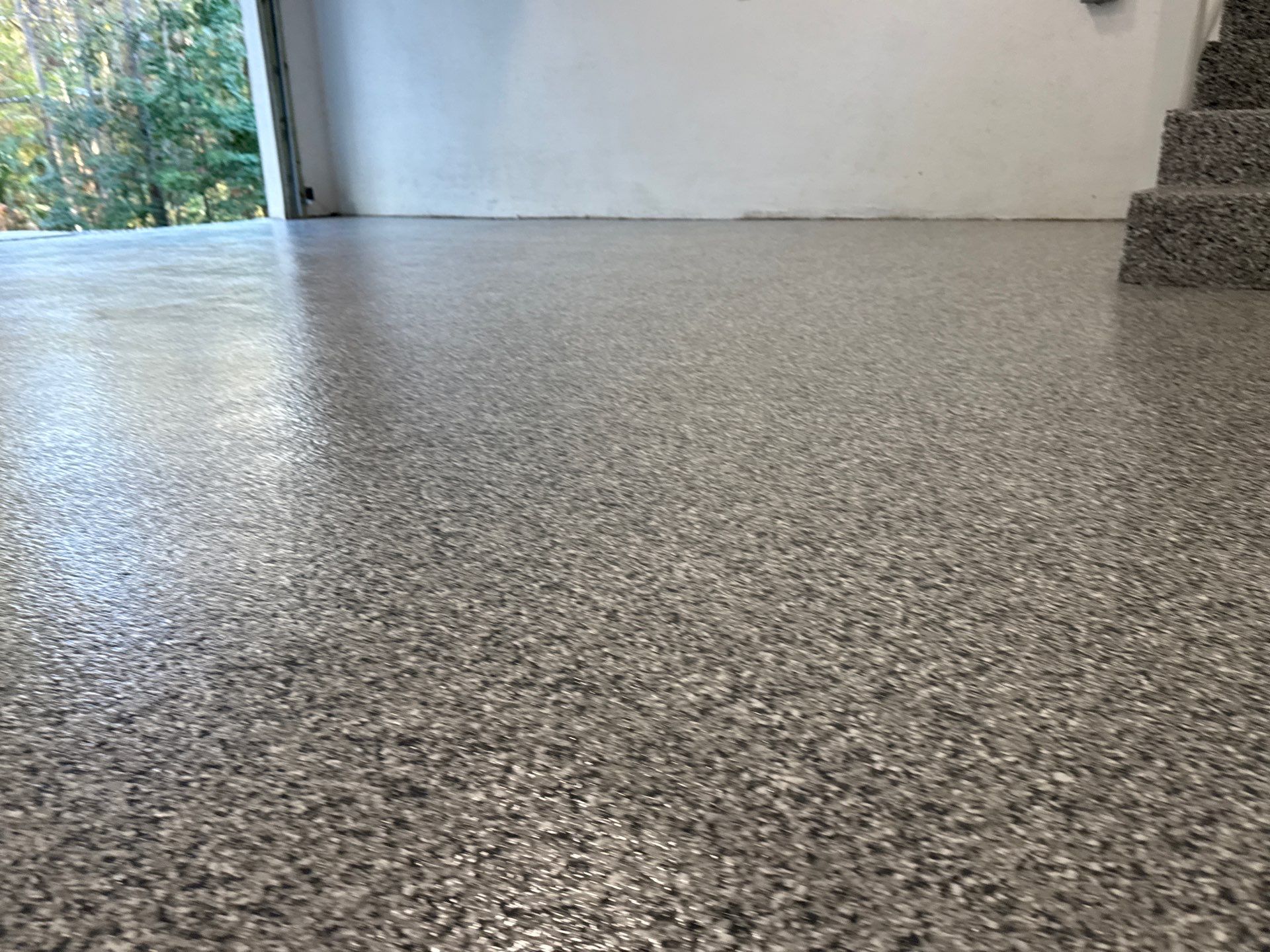 Entry and Garage in Gainesville, FL inSlate Stone by Cross Creek Concrete Coatings