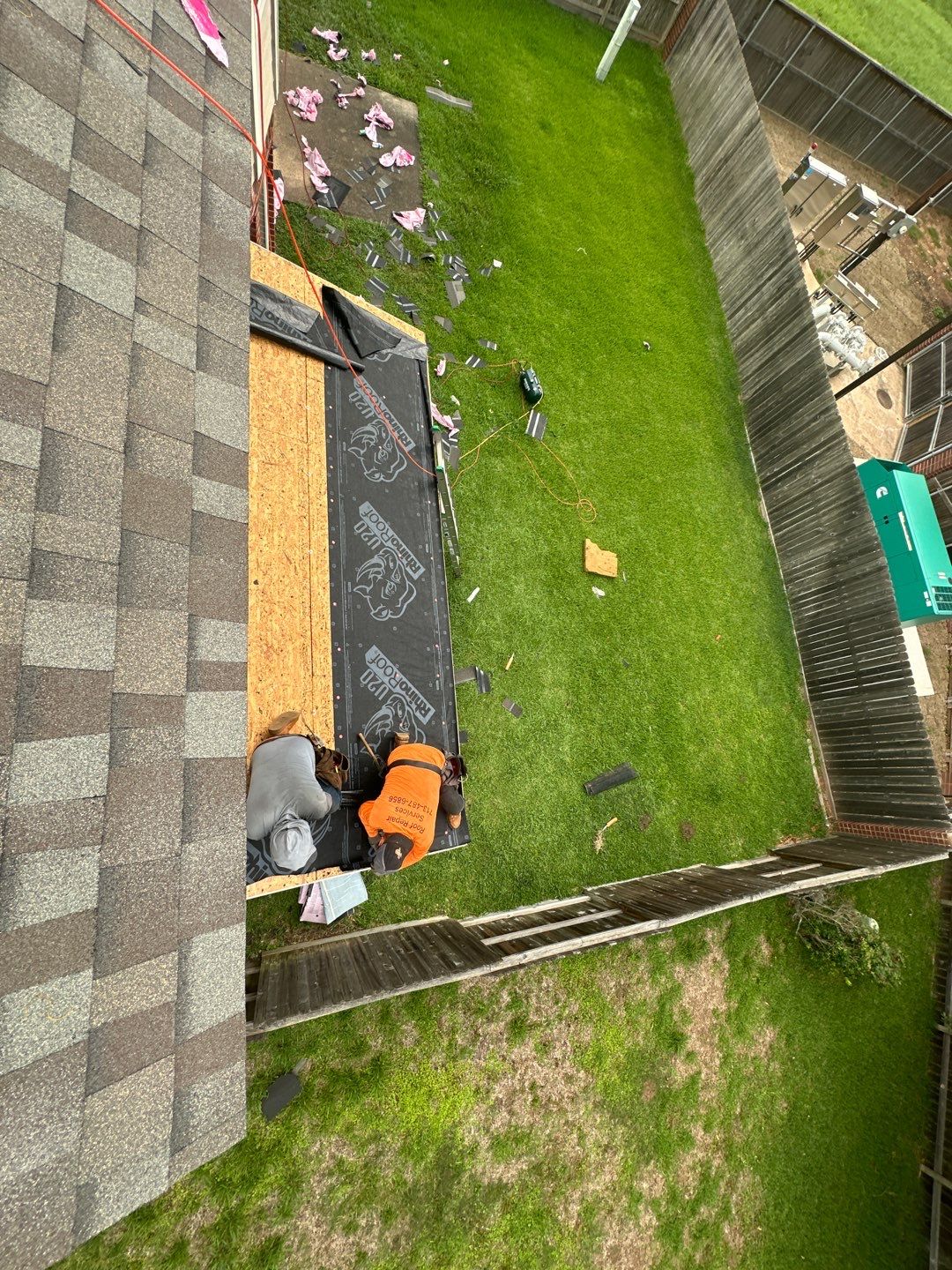 Residential Roofing Installation using Owen's Corning Duration (Lifetime) Shingles by Roof Repair Company