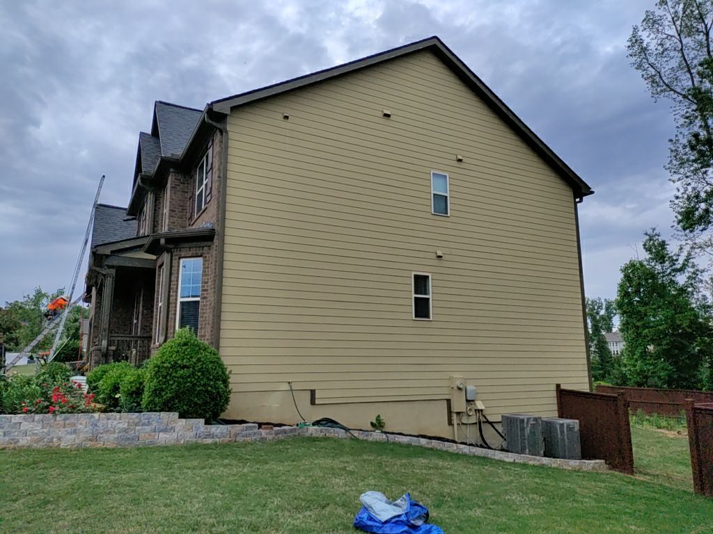 Residential Roofing Installation using Owens Corning TruDef Peppermill Gray by Inspector Roofing and Restoration