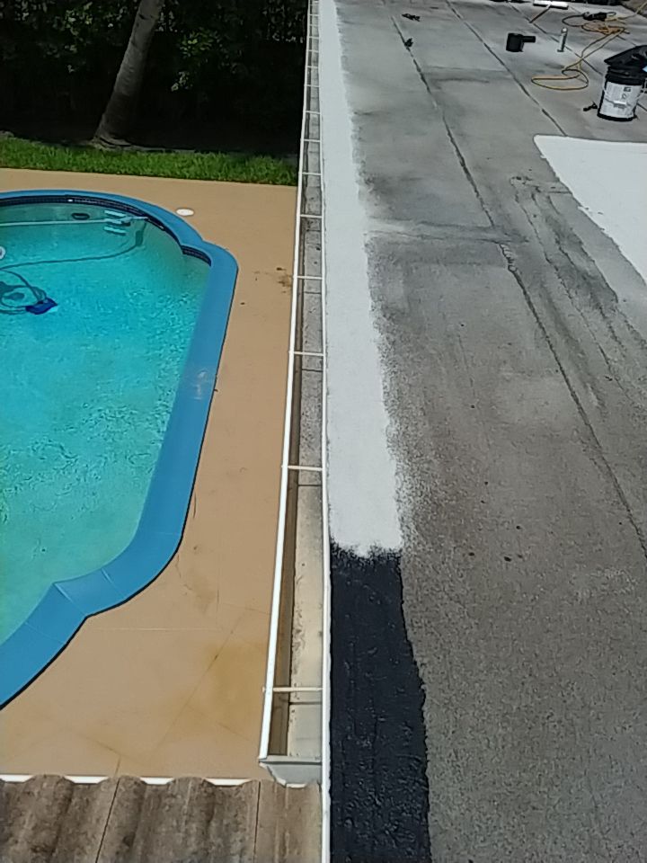 Flat Roof Leak Repair and Silicone Coating in Hollywood by Aastro Roofing