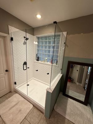 Frameless Shower Install 