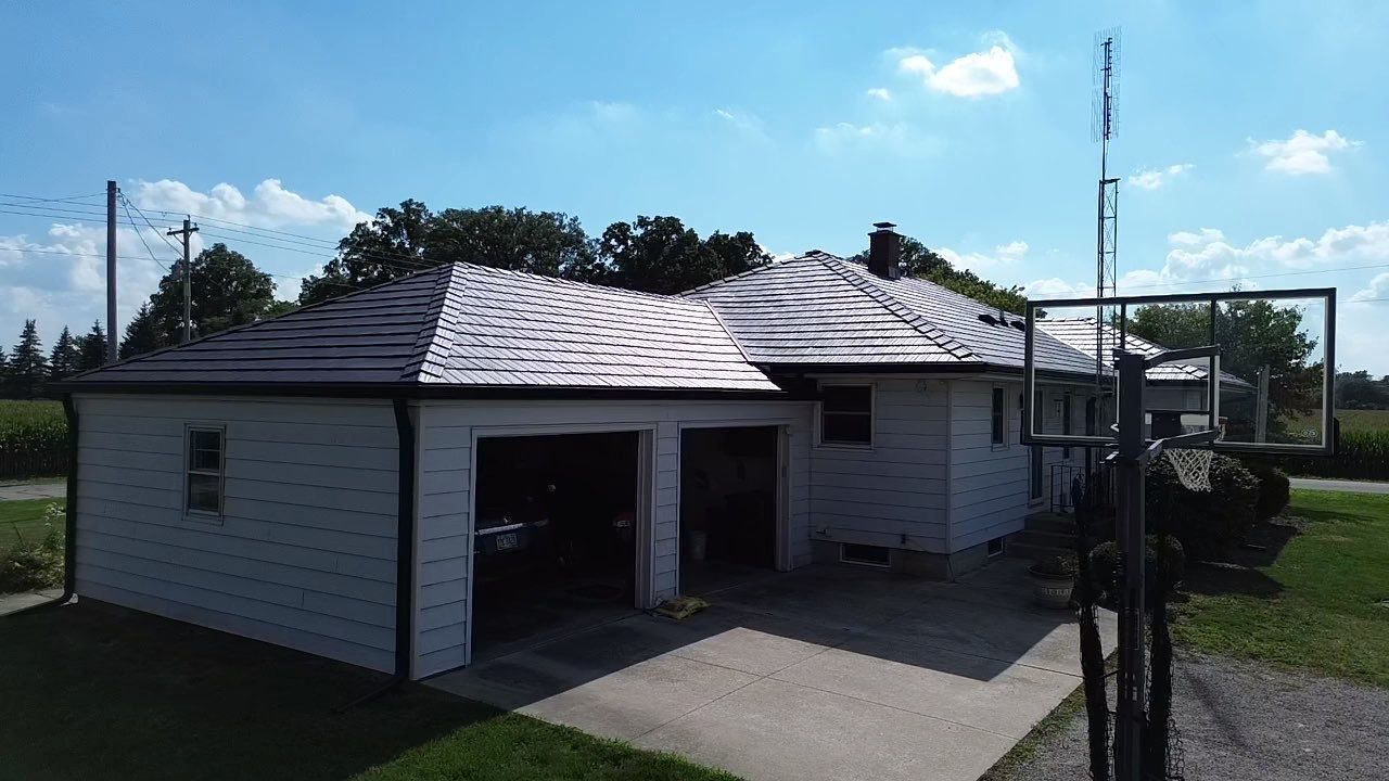 Metal Shake Shingle Roof Installation in Van Wert, Ohio by 4Ever Metal Roofing
