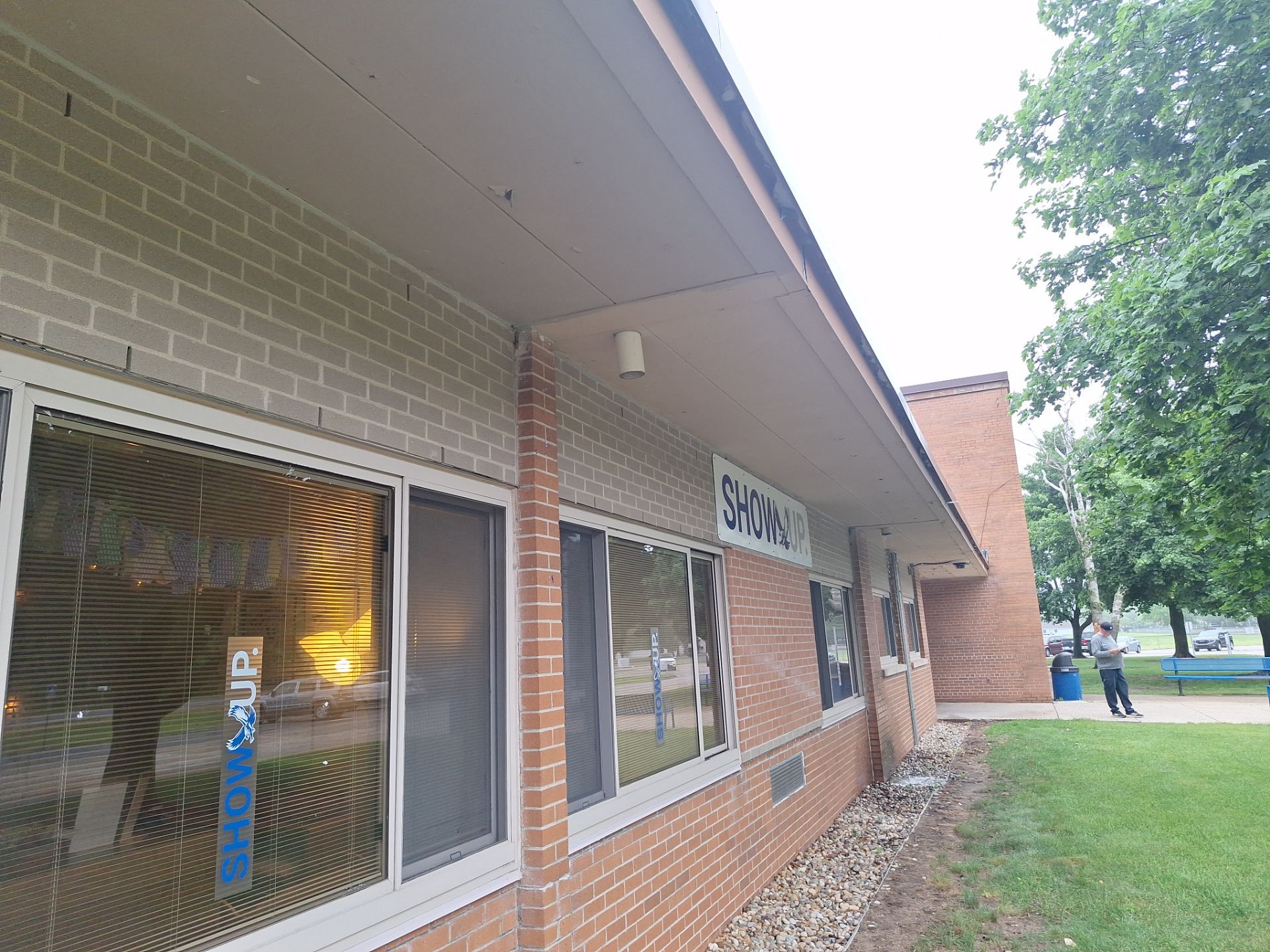 Commercial Exterior Pressure Washing and Soffit Preparation in Muskegon by Gordon Painting