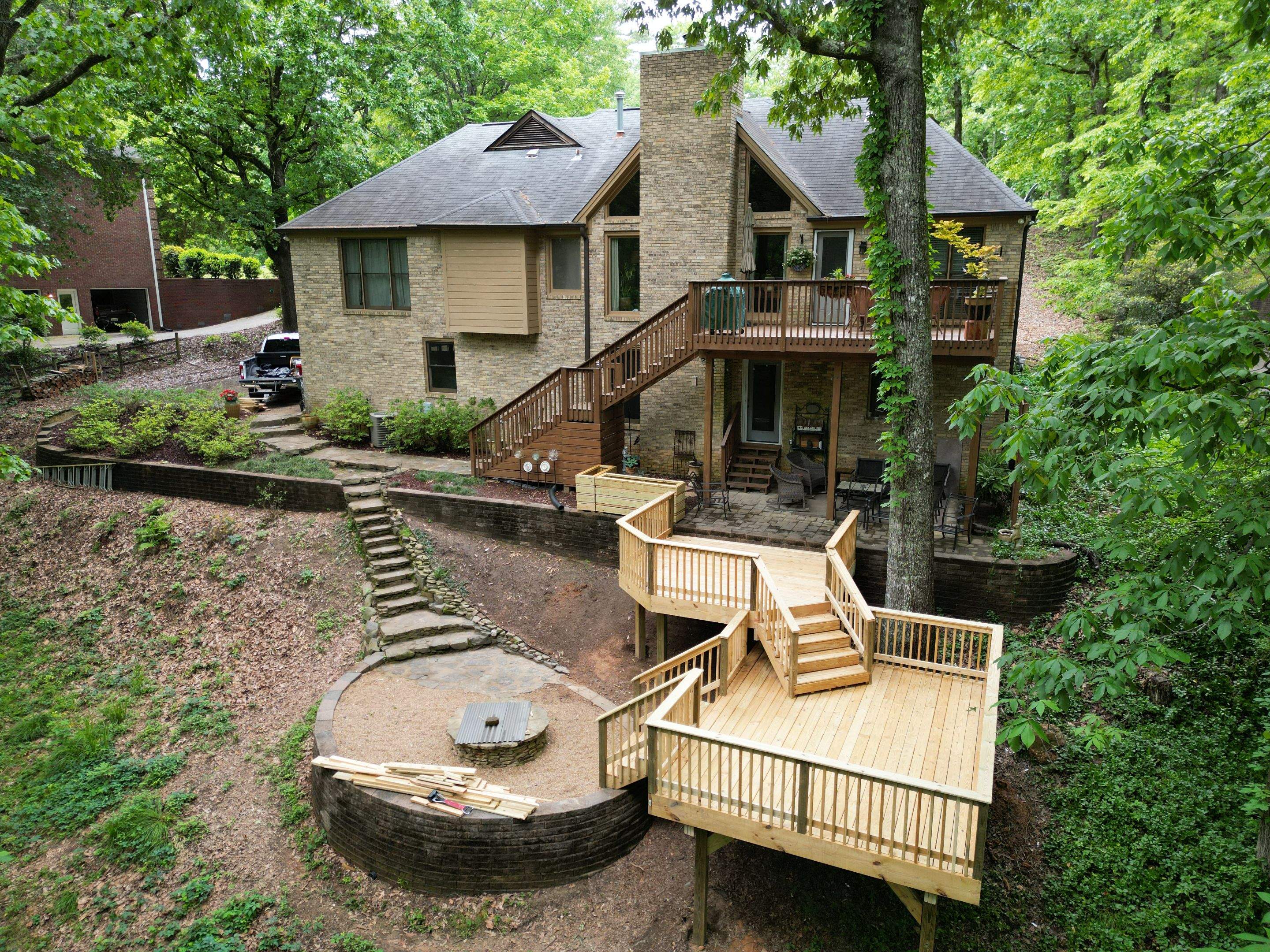 Riverchase - Tiered Deck by Pillar and Pine