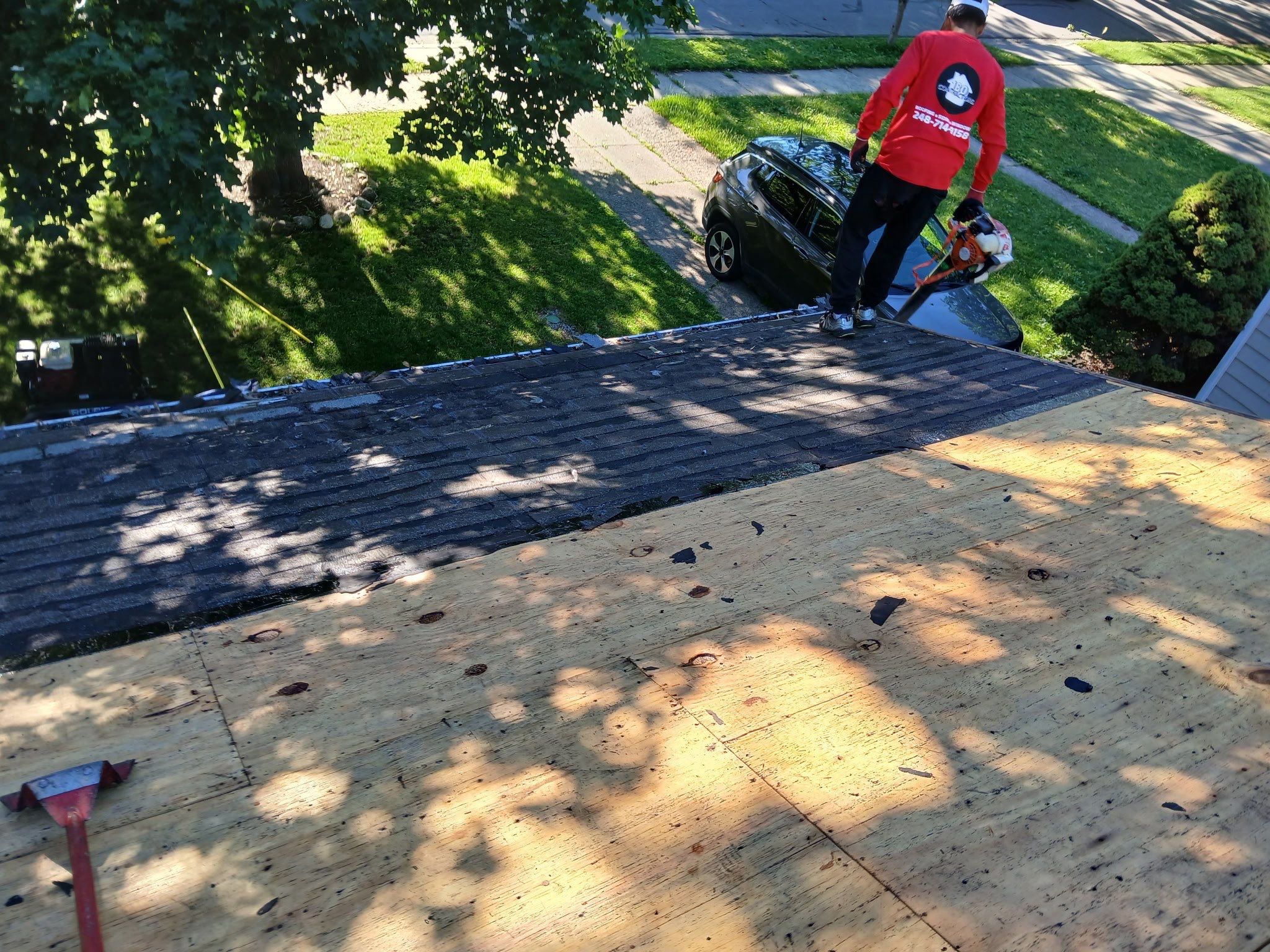 Roof Replacement using Owens Corning Tru Definitions by 180 Contractors