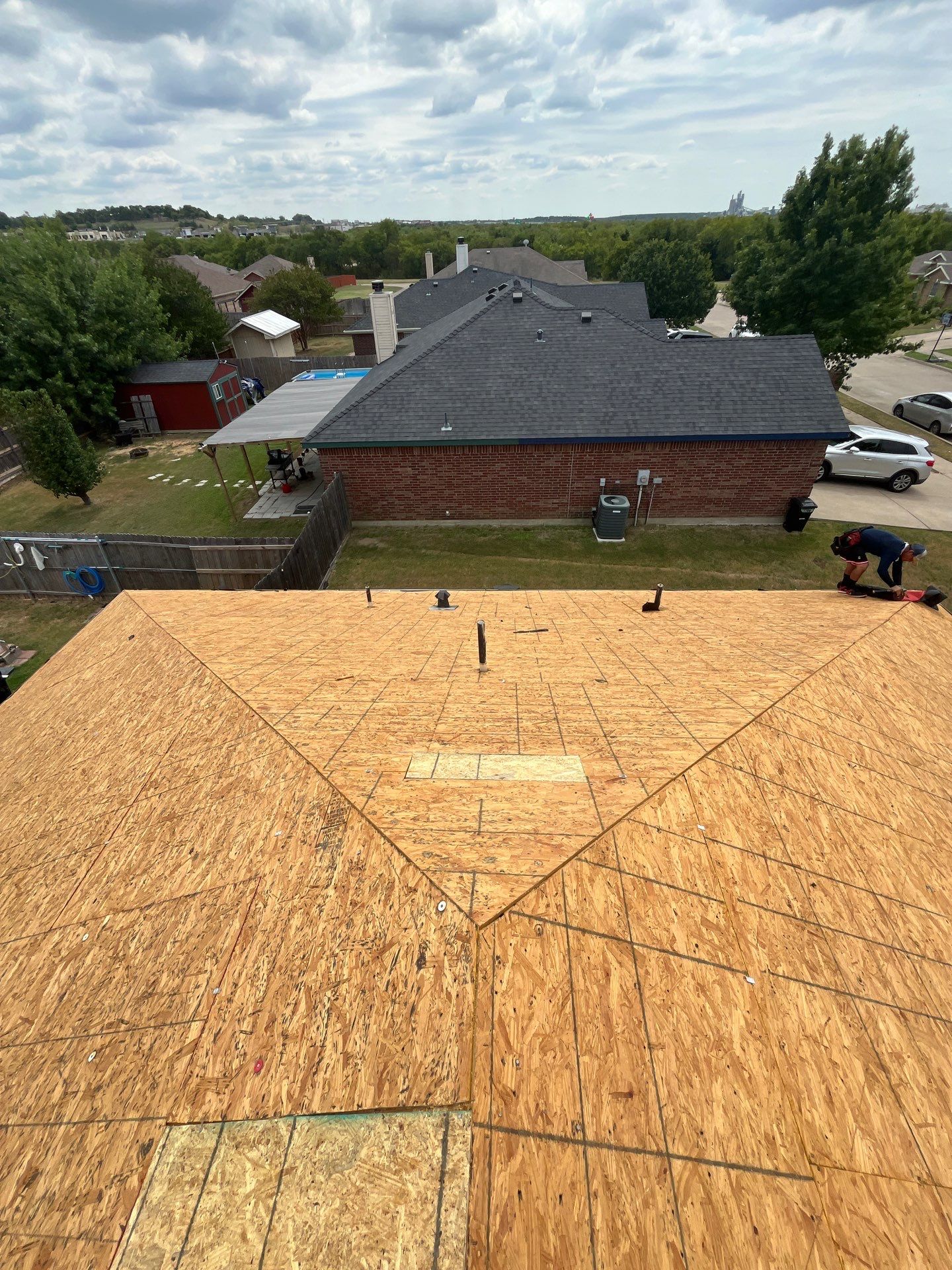 USAA Approved Reroof Project by Berry Good Roofing 