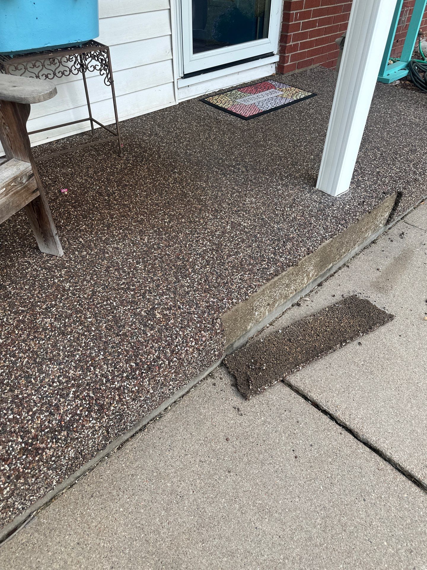 Lincoln Front Porch Restoration with Hybrid Flake Coating by Goat Coatings
