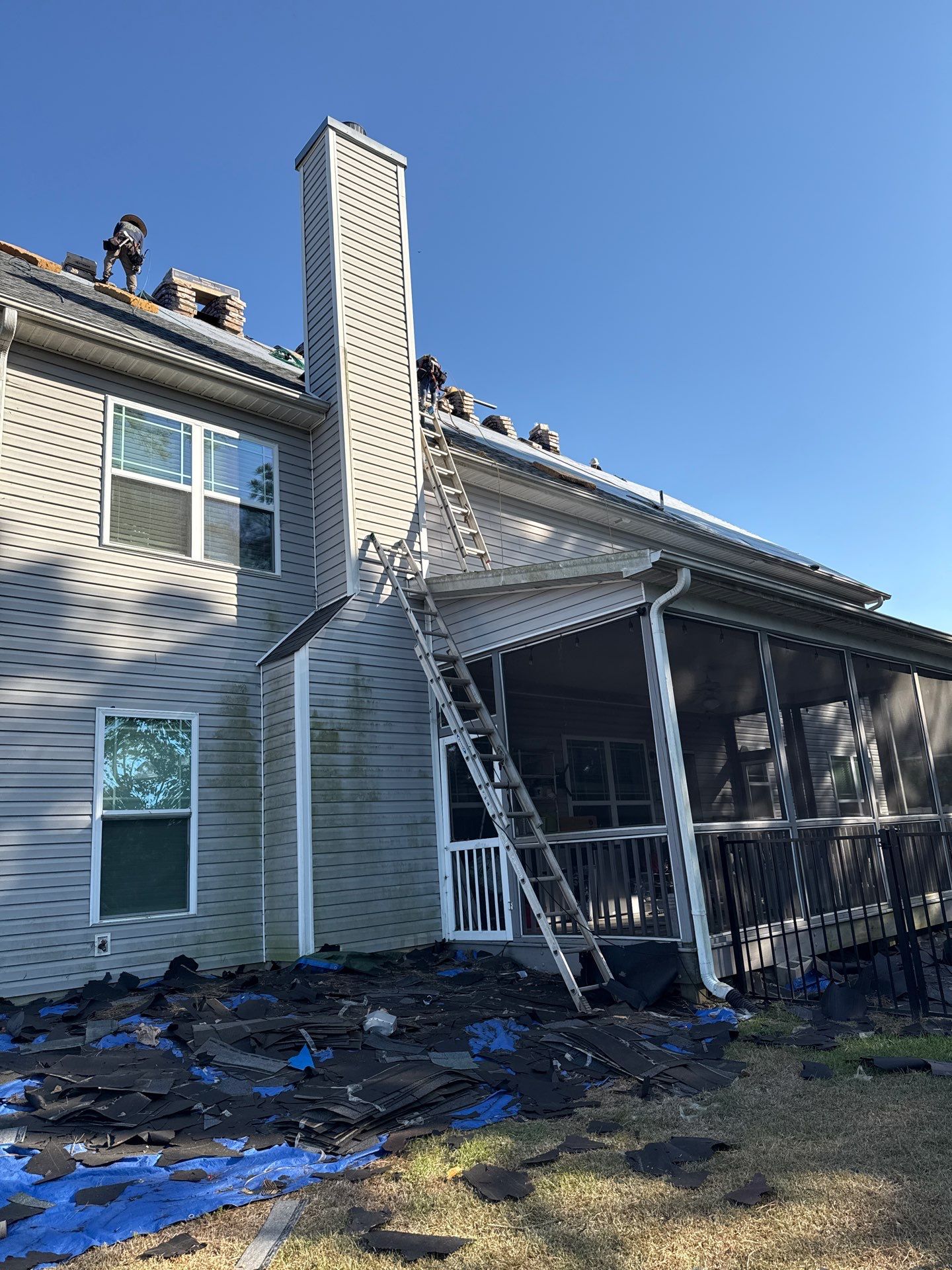 Asphalt Shingle Roof Replacement on Multi-Gabled Sanford Home by Prepare The Way Roofing