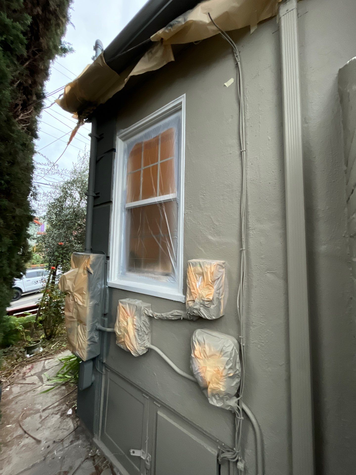 Exterior repaint-siding and stucco by Herrera’s Bay Area Painting inc.