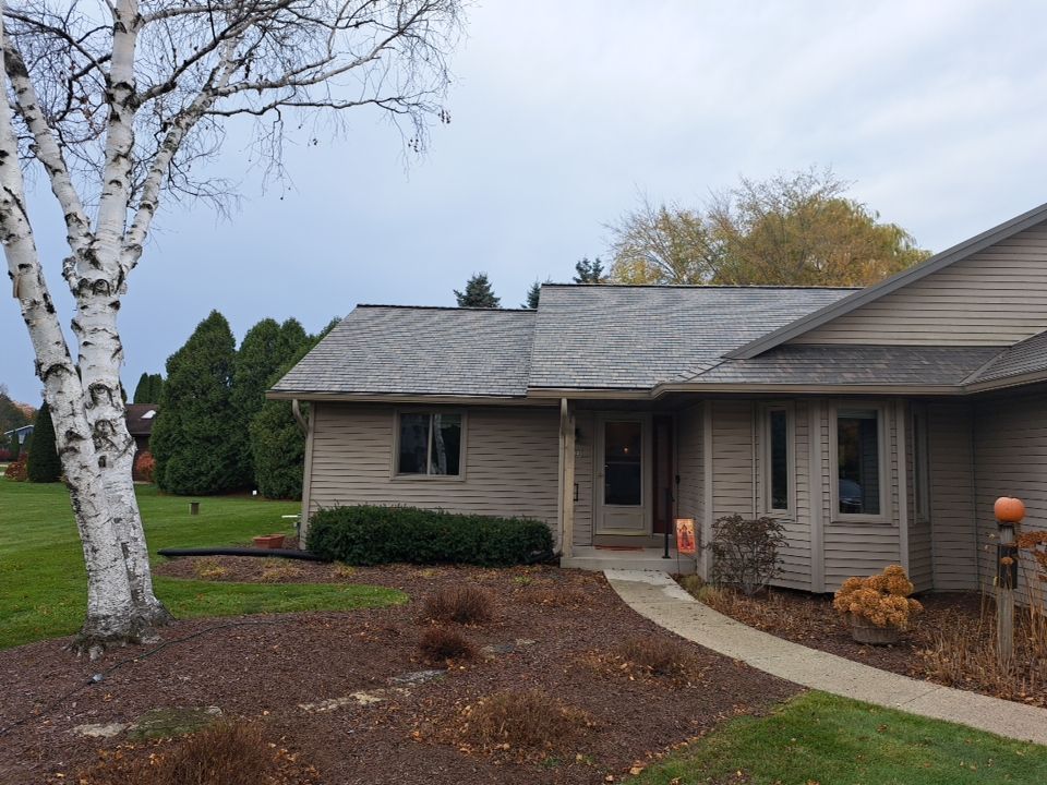 Residential Roof Installation with F-Wave Revia Shingles in Sheboygan, WI by Gellings Roofing and Siding LLC