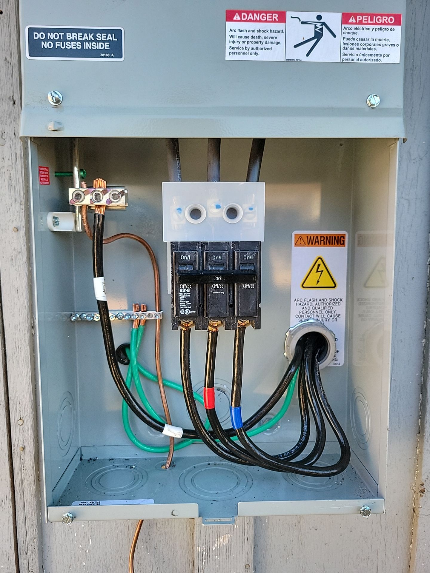 3phase well pump upgrade by Peach Electric Inc