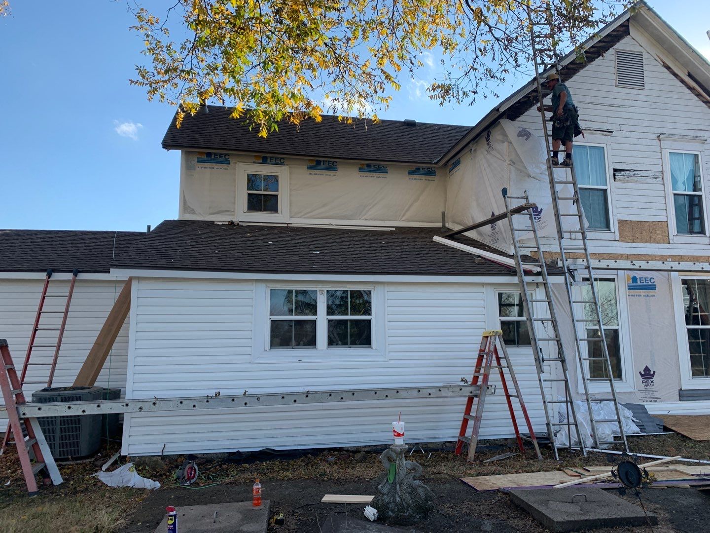 Siding Installation using Market Square by EEC  Windows, Siding & Roofing 