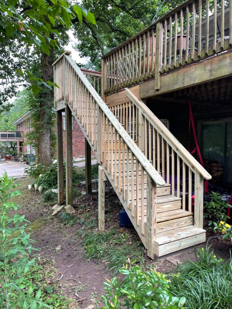 Forest Brook - Staircase by Pillar and Pine