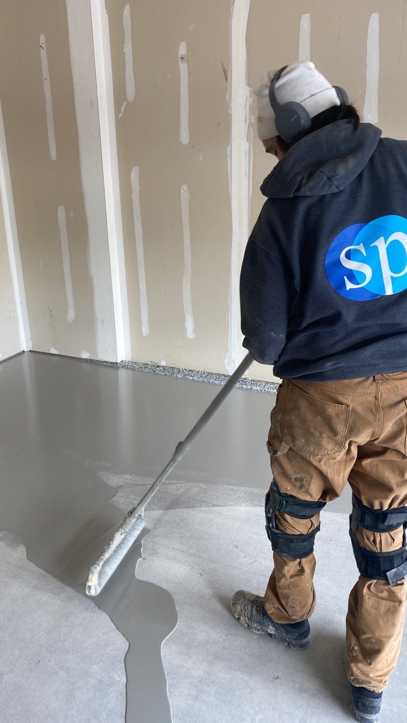 Garage using Domino  by Select Painting, Coatings & Garage Cabinets