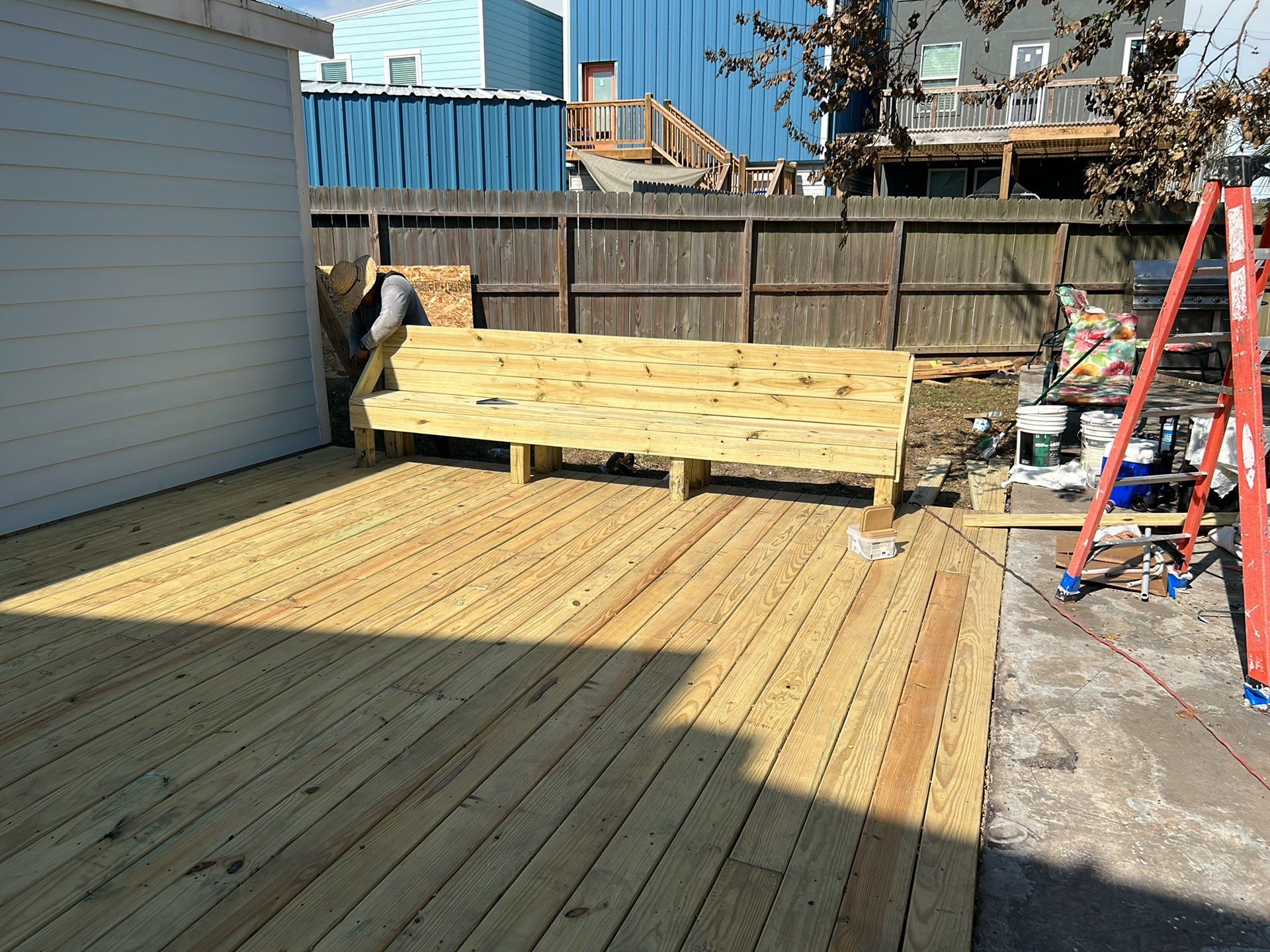 Deck and Siding Replacement from Fire Damage by JTX Pro Services LLC