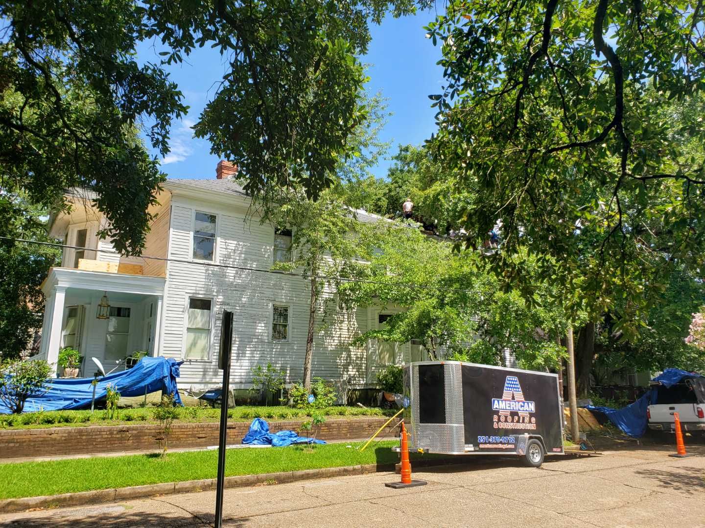 Residential Roofing Installation by American Roofing & Construction LLC