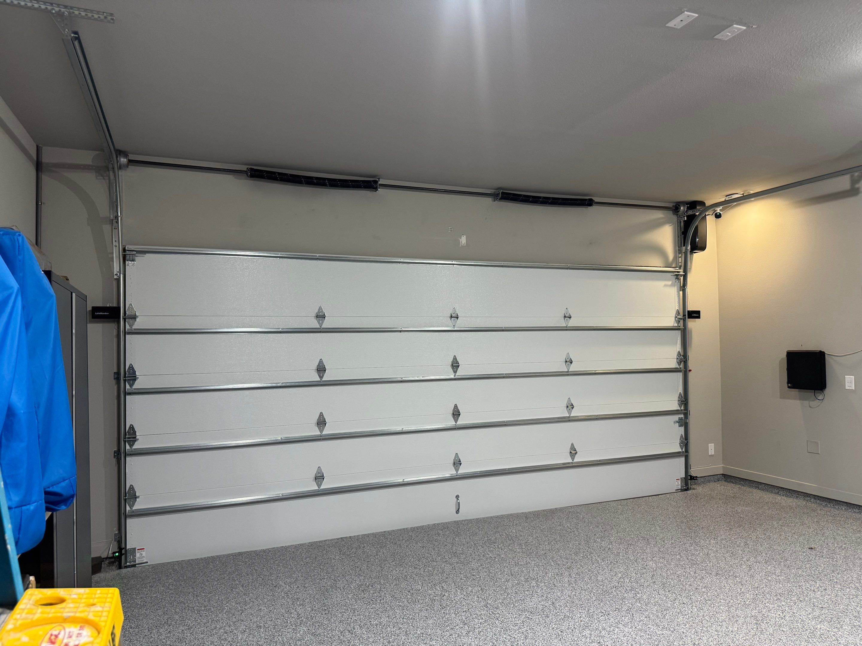 CHI High-Lift Garage Door and LiftMaster Opener Installation in Roanoke by Meadows Garage Doors