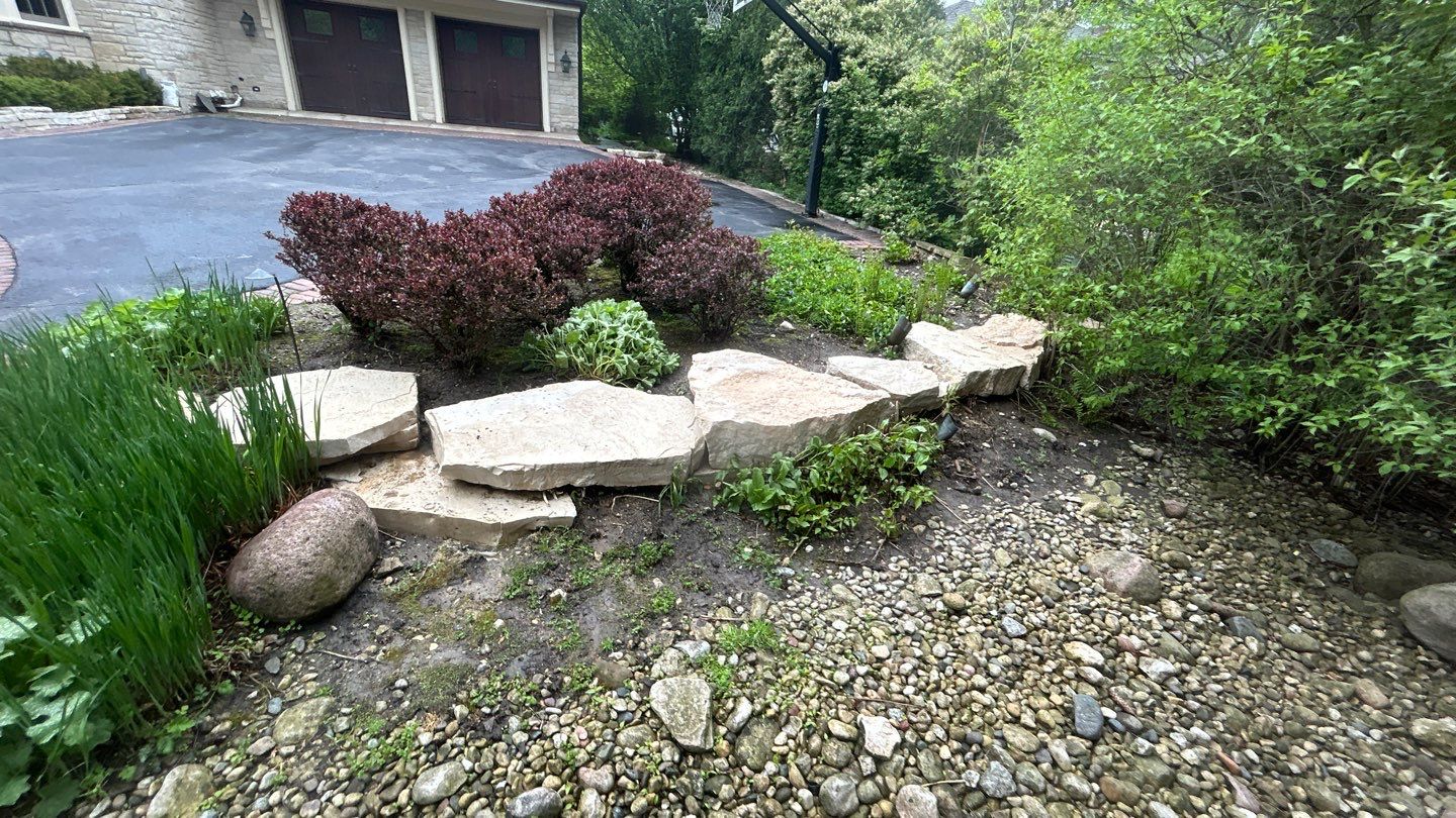 Winnetka, IL bluestone patio cleaning by Northern Power Washing LLC.