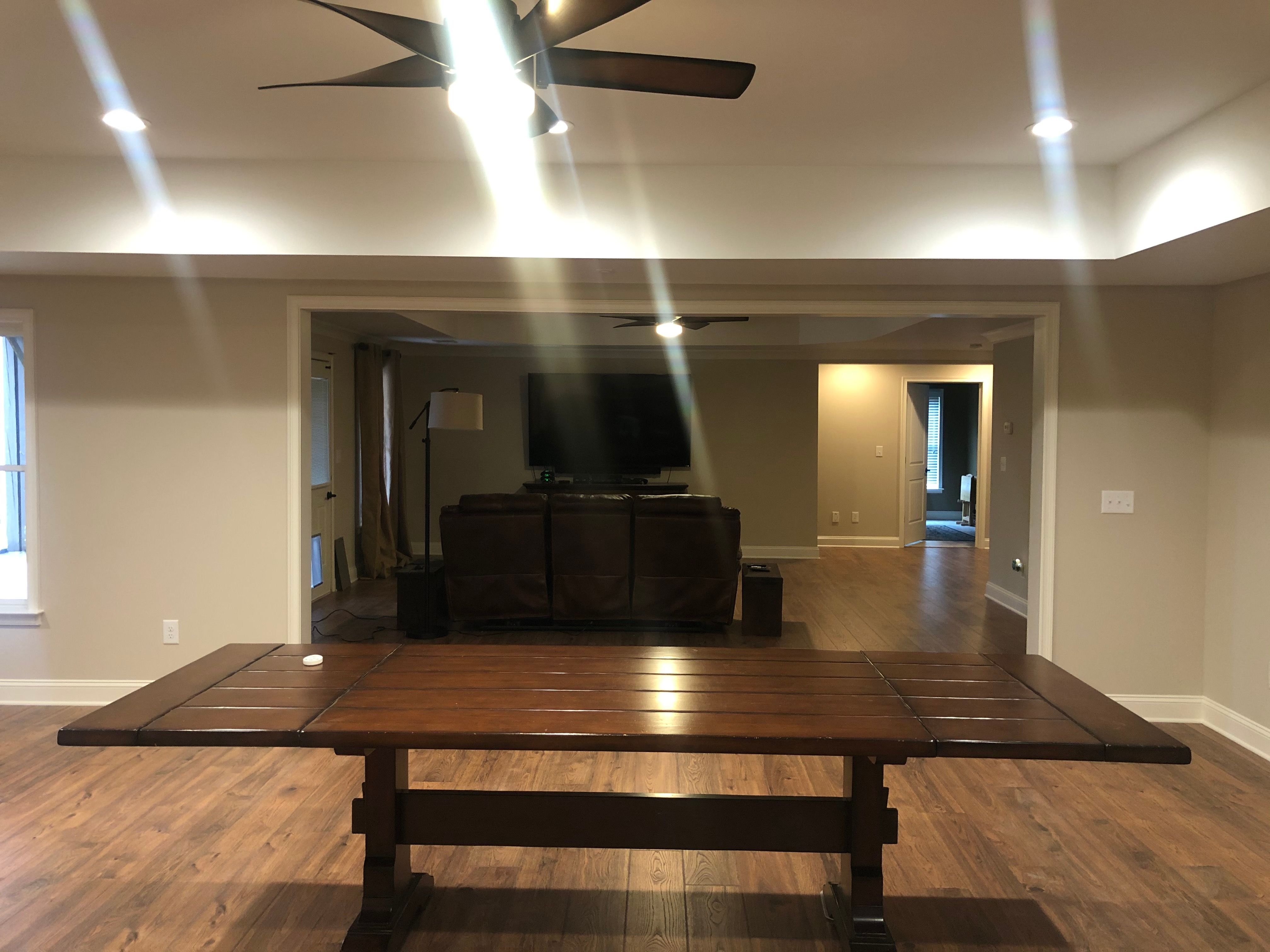 Comprehensive Basement Finishing Featuring Custom Tray Ceilings in Canton by Swift Home Renovations