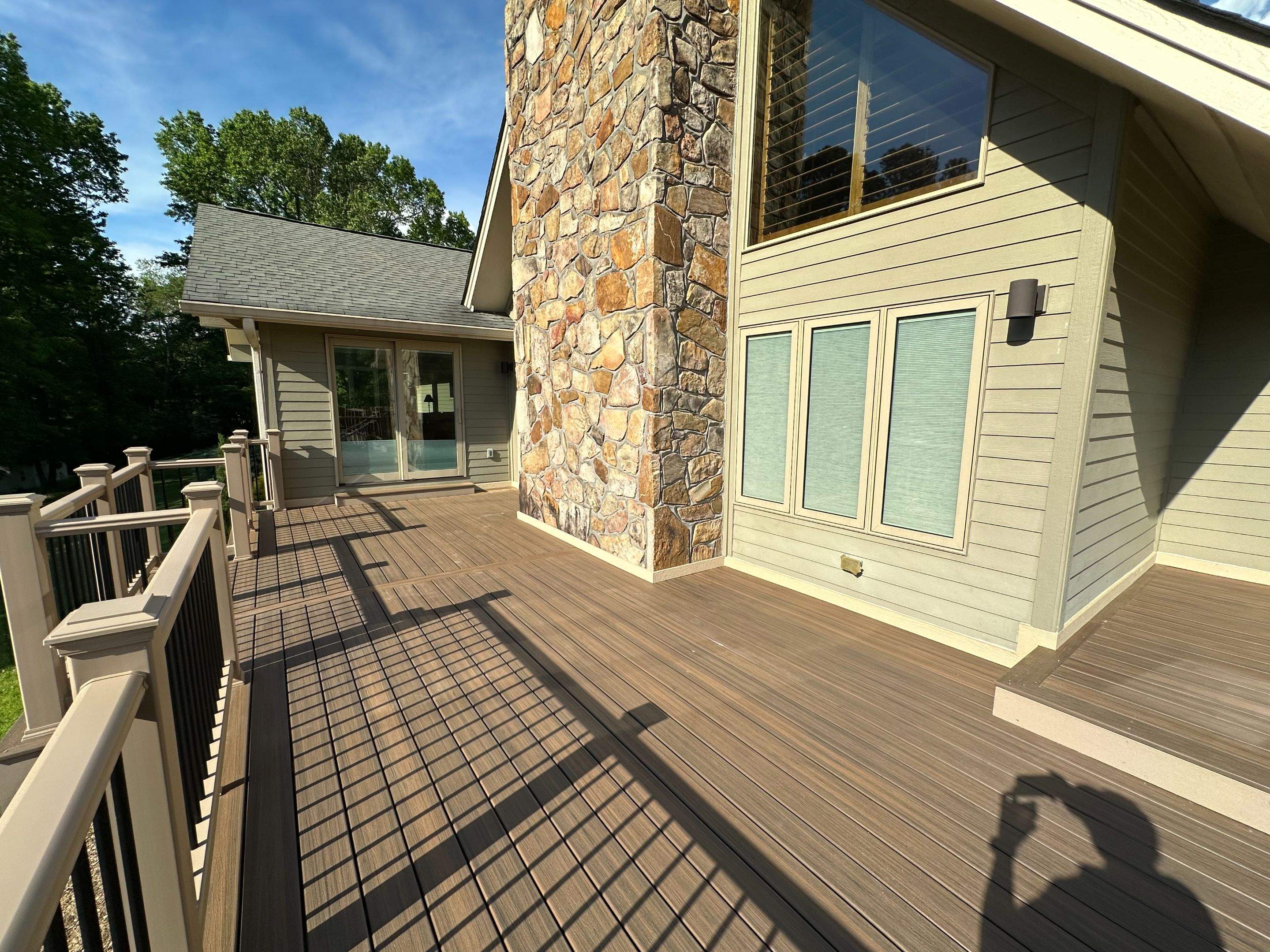 Dewey Deck Rebuild with Awning in Buford by Craftsman Deck Builders