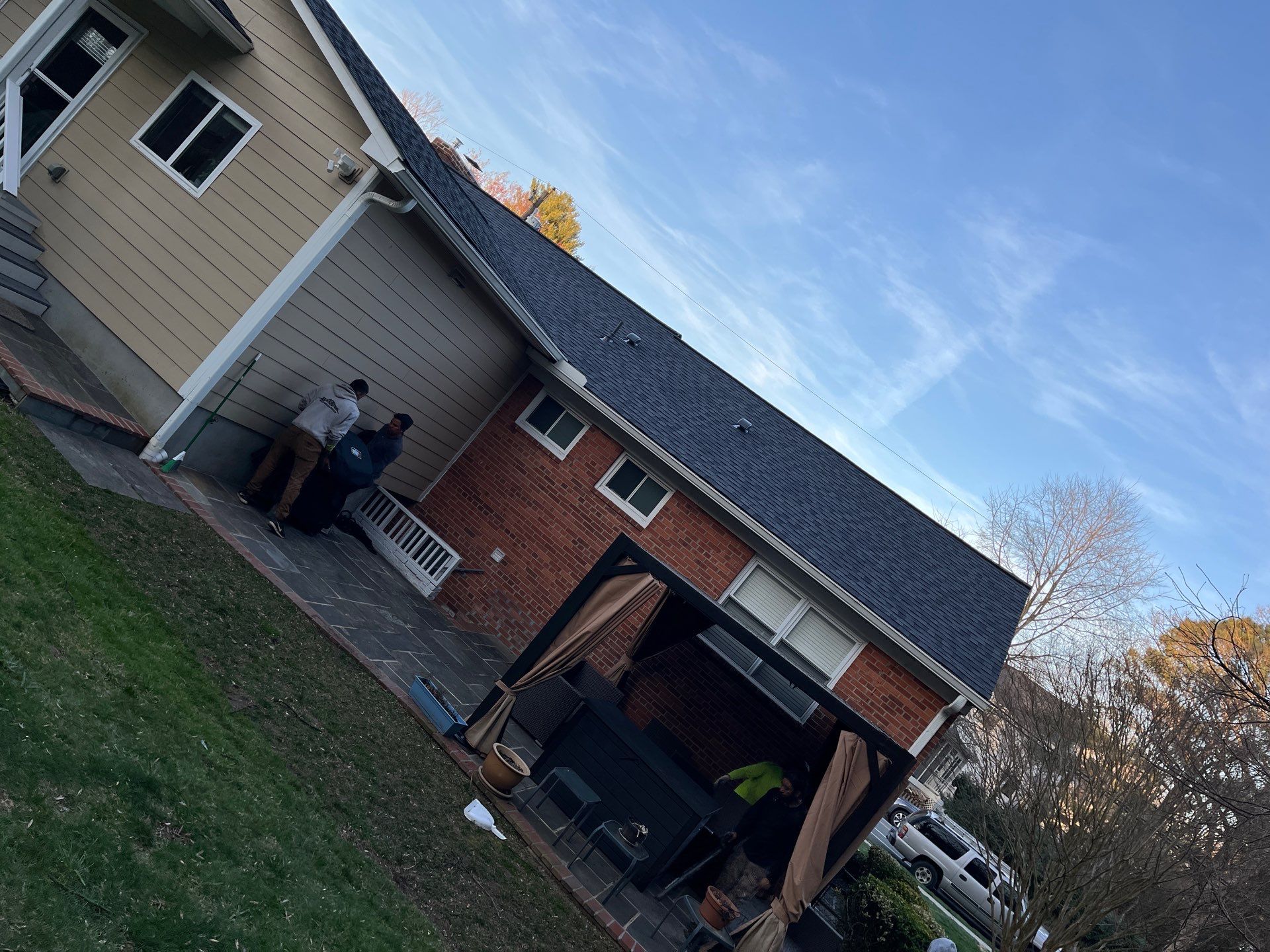 Arlington CertainTeed Landmark Pro Roof in Max Def Moire Black by RM Banning, Inc.