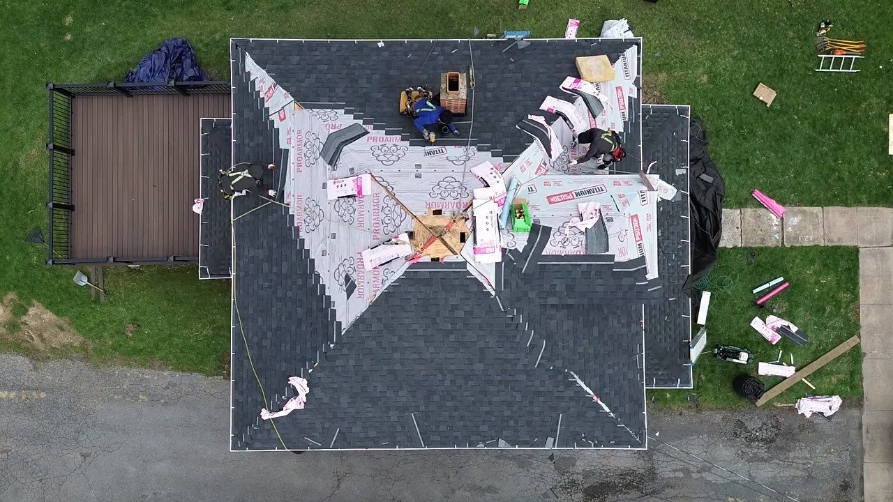 Roof replacement using owens corning roof system by Mike home improvements 