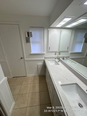 Reconstruction of bathroom after mold remediation
