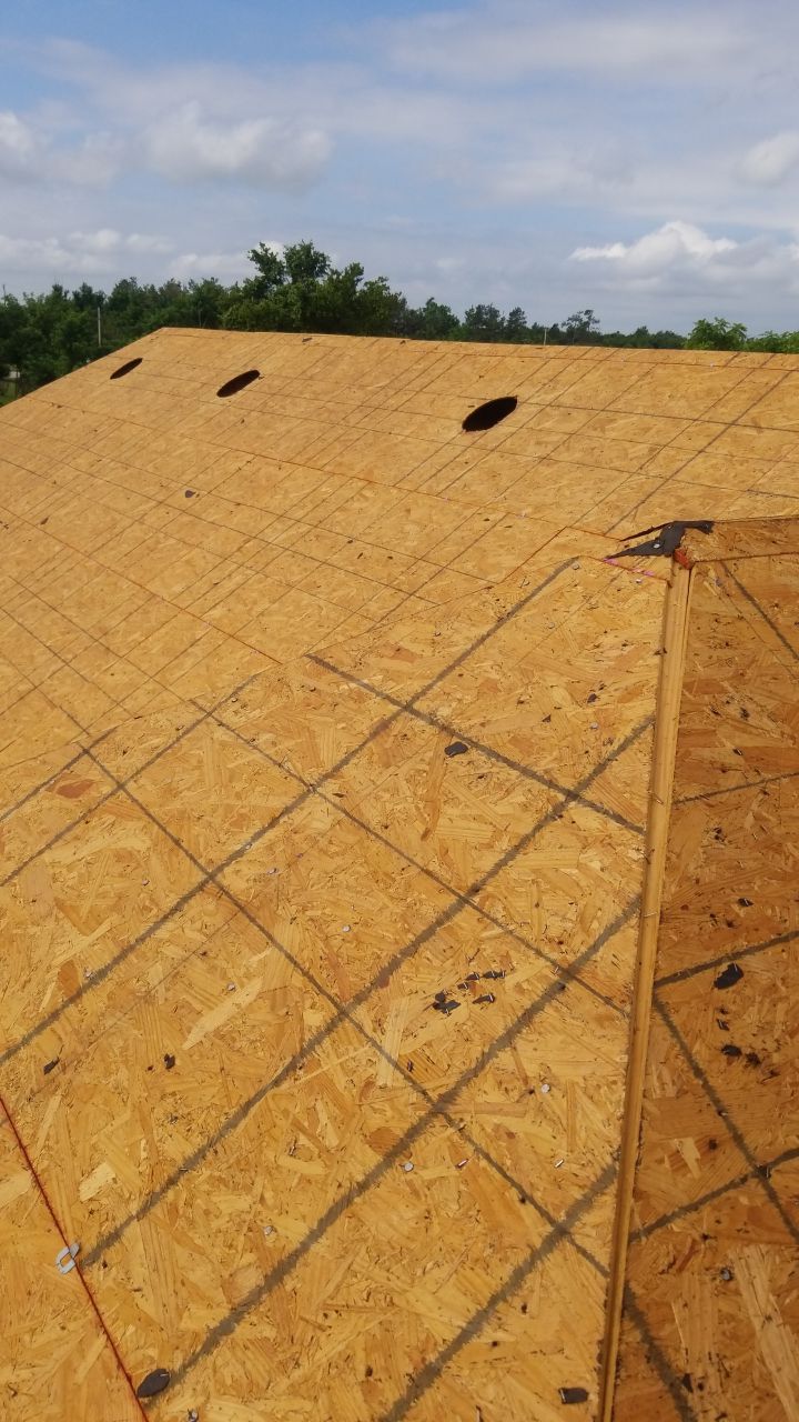 Reroof using GAF HDZ Weathered Wood by Castillo Roofing