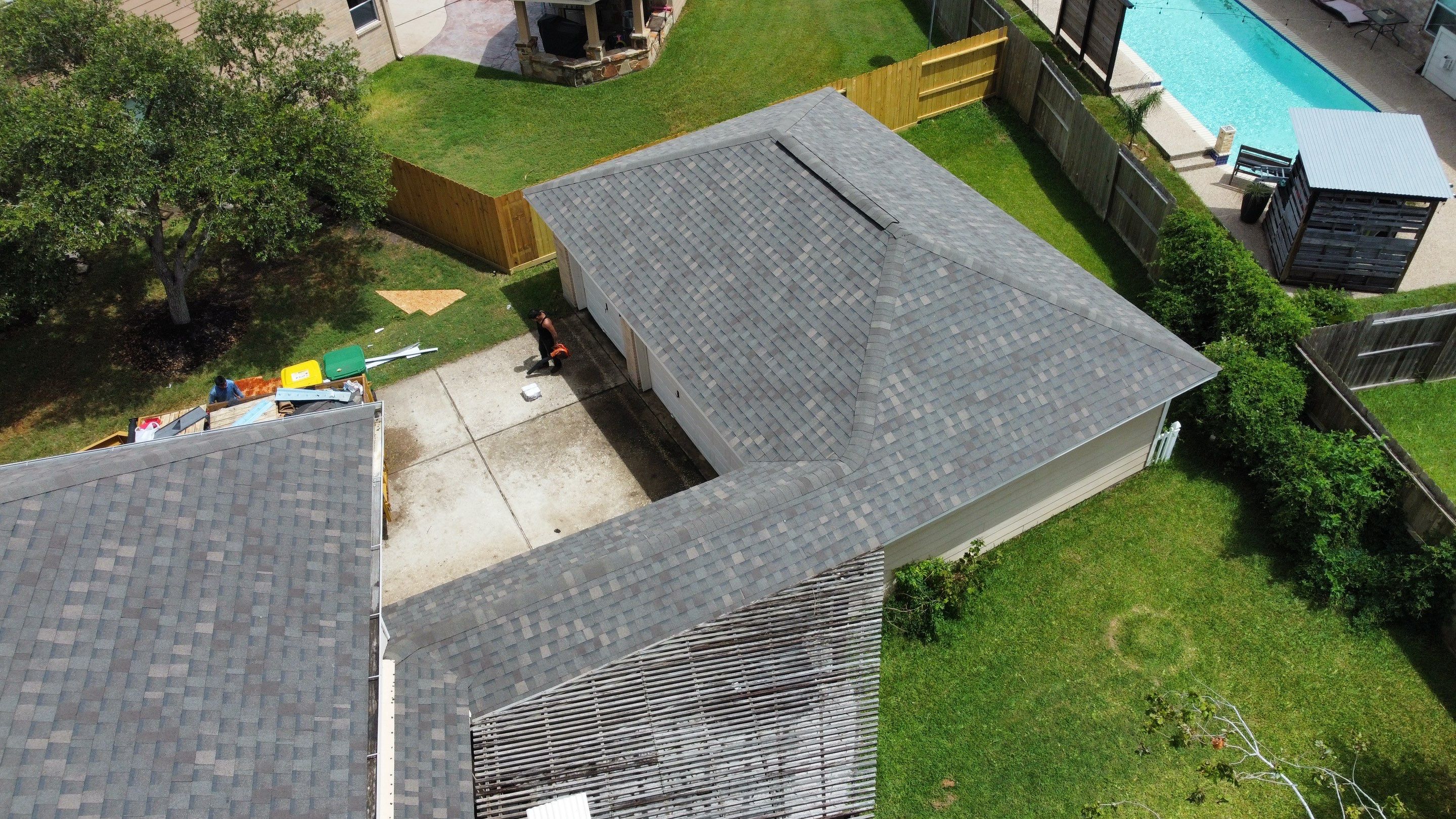 Seabrook Roof Installation using Atlas Pinnacle Pristine by Modern BYLT Roofing & Construction