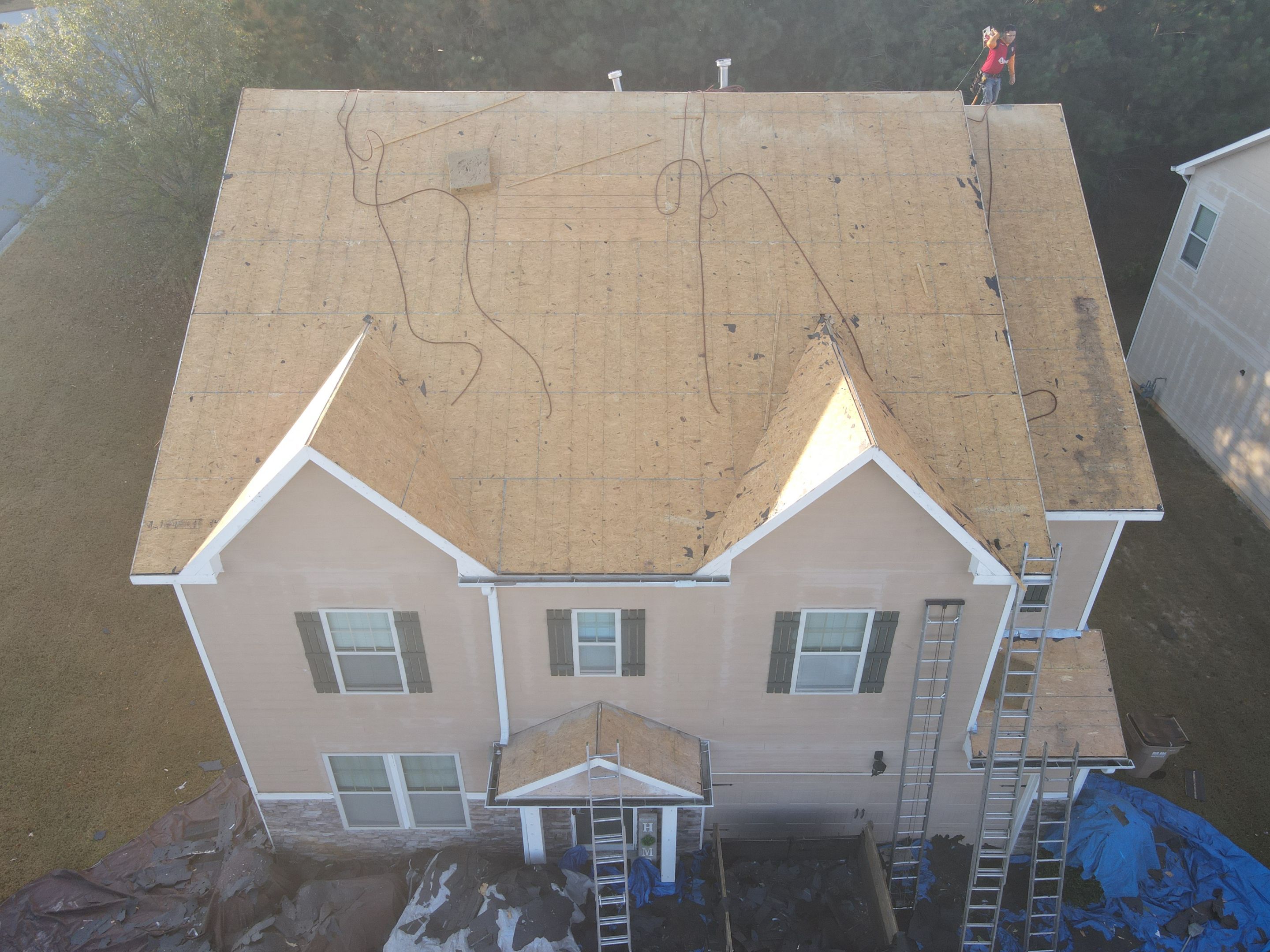 Residential Roofing Installation using Owens Corning by Inspector Roofing and Restoration