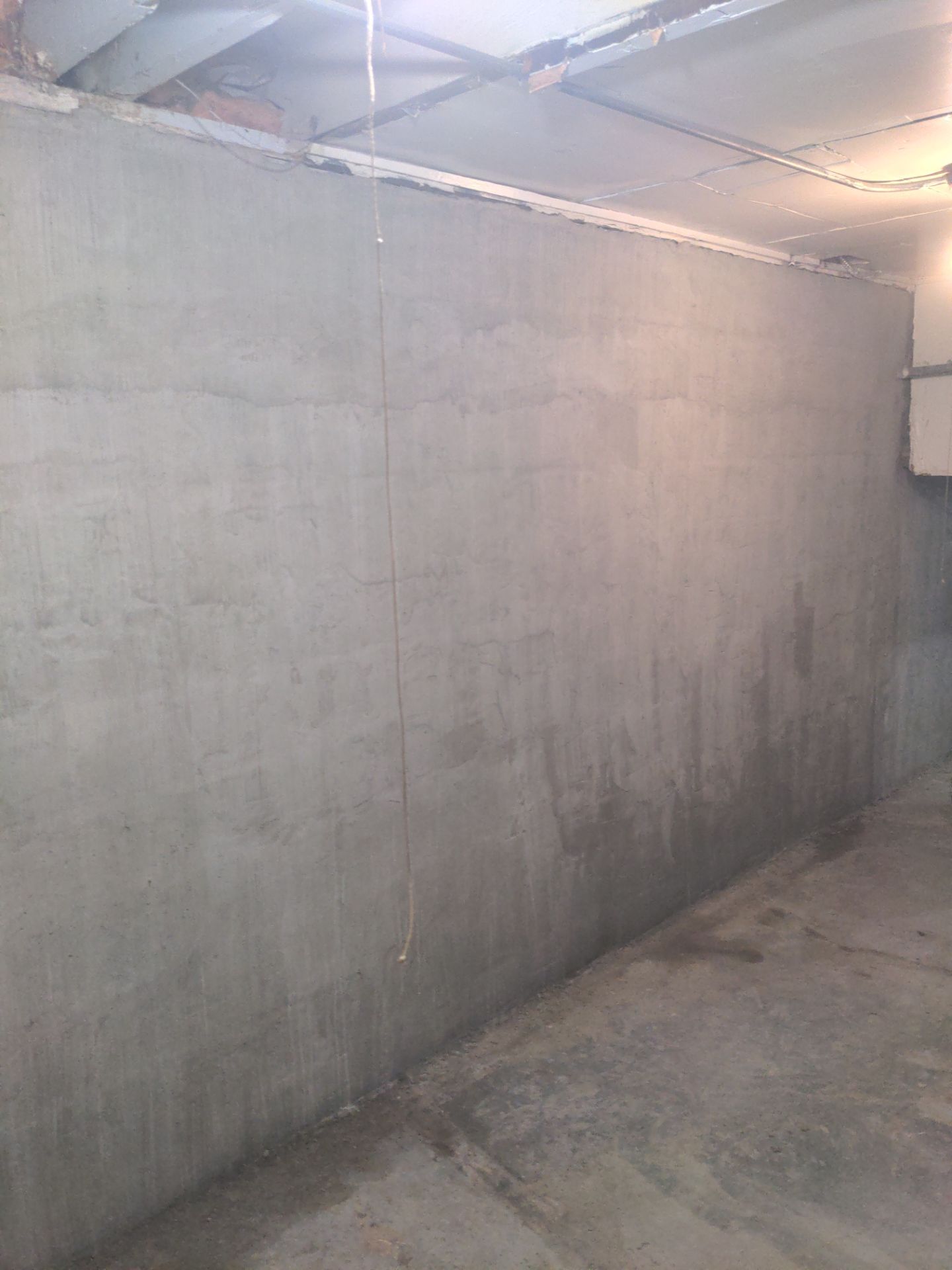 Basement Wall Rebuild with Exterior Waterproofing by Toledo Basement Repair