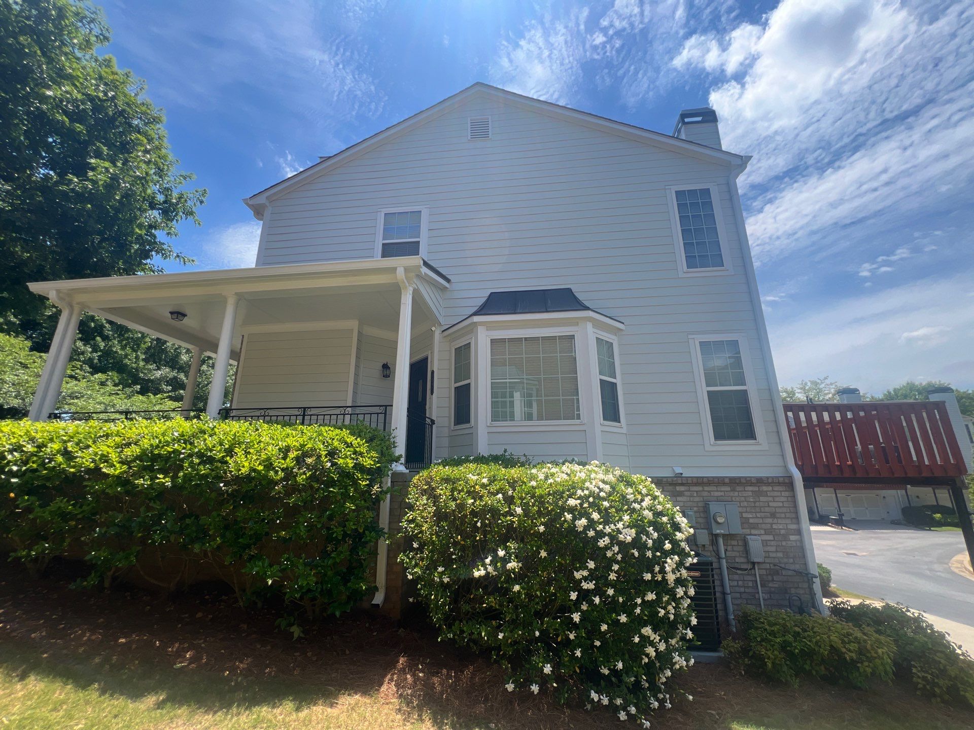 Exterior Painting and Facade Refresh for Suwanee Multi-Story Home by Swift Home Renovations