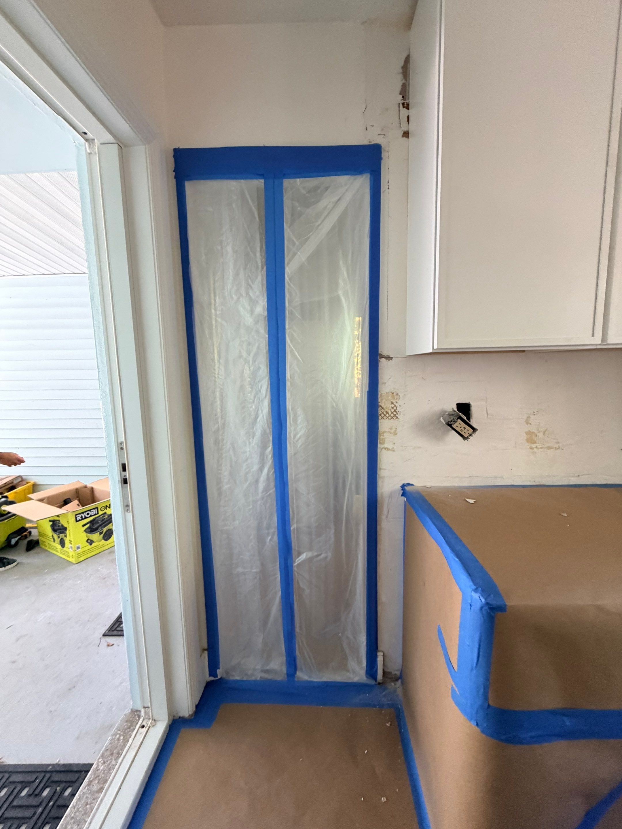 Blue Backsplash - Delray Beach by Hevi Tile