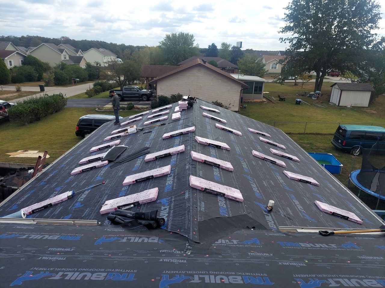 Residential Roofing Install - Owens Corning Duration - Color Midnight Plum  by Titan Commercial & Residential Roofing 