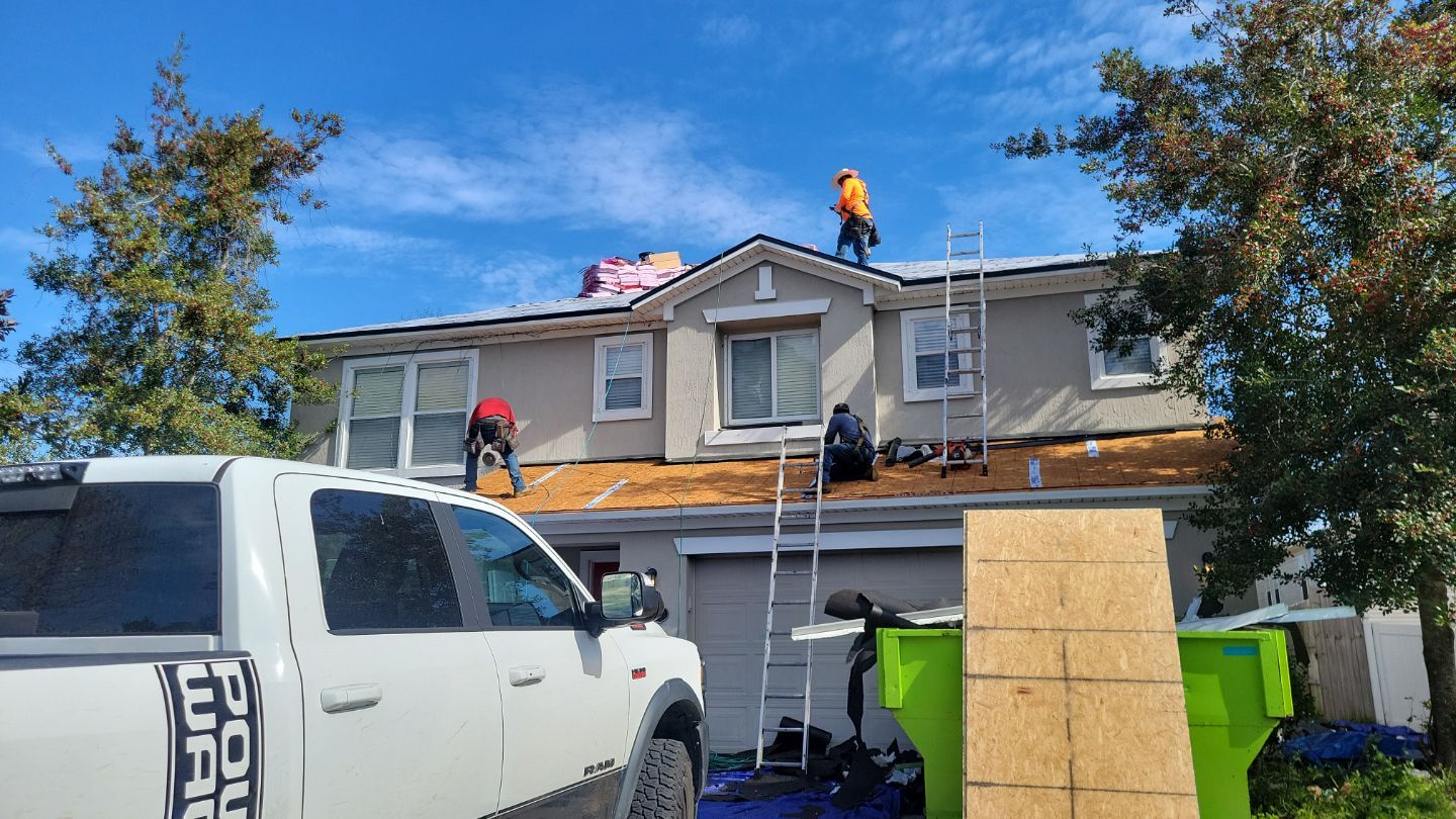 Residential Roofing Installation using Owens Corning TruDefinition Duration Shingles by Galaxy Builders, Inc.