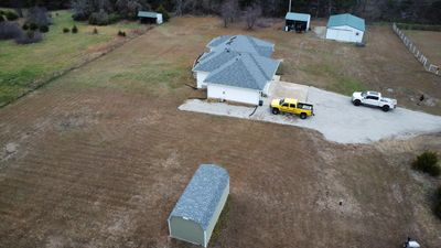 Multi Structure Residential Roofing + Gutters & Downspouts Install