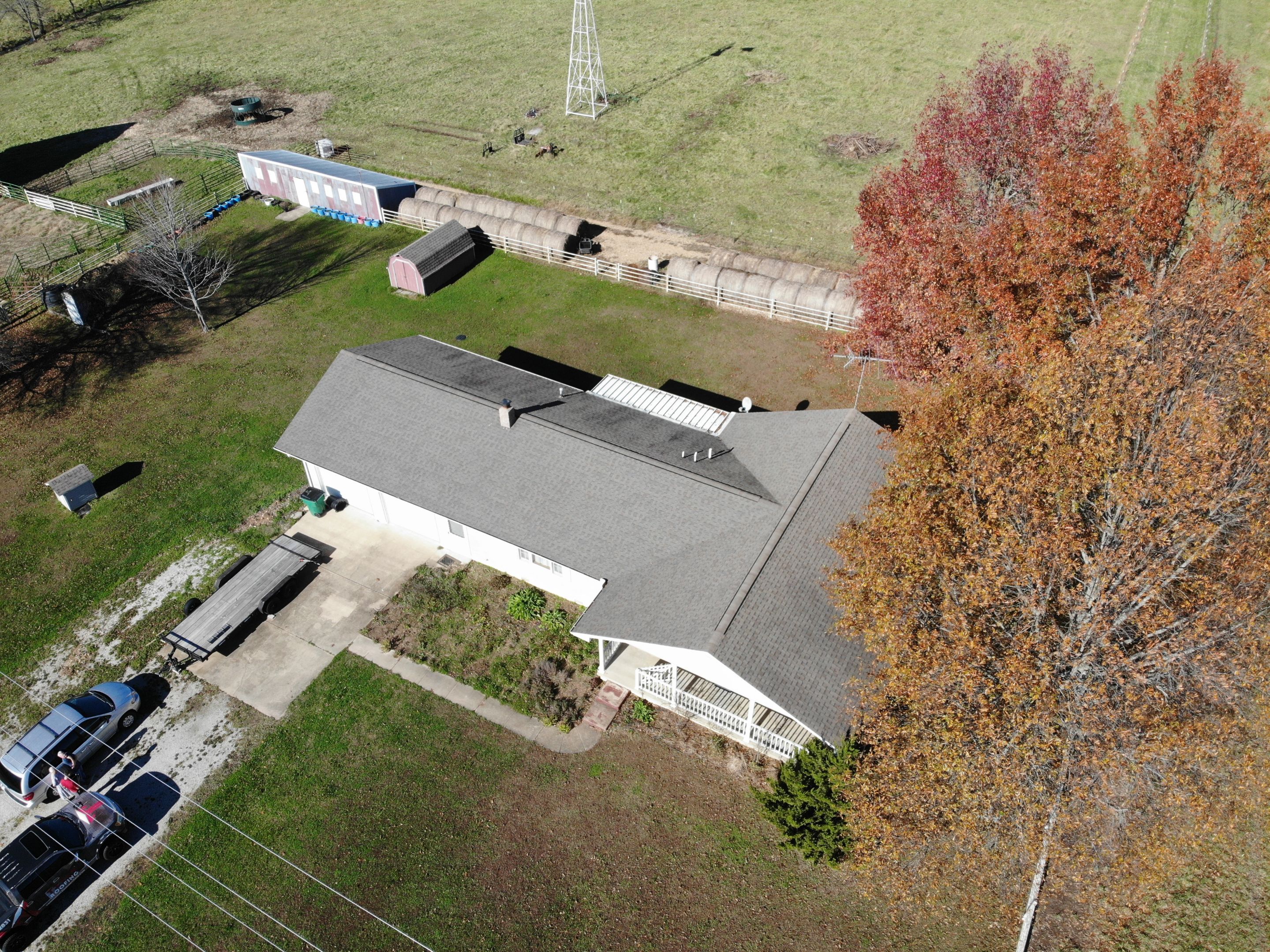 Residential 26 Gauge M-Rib Metal Roof + Gutters, Downspouts & Gutter Covers Install  by Titan Commercial & Residential Roofing 