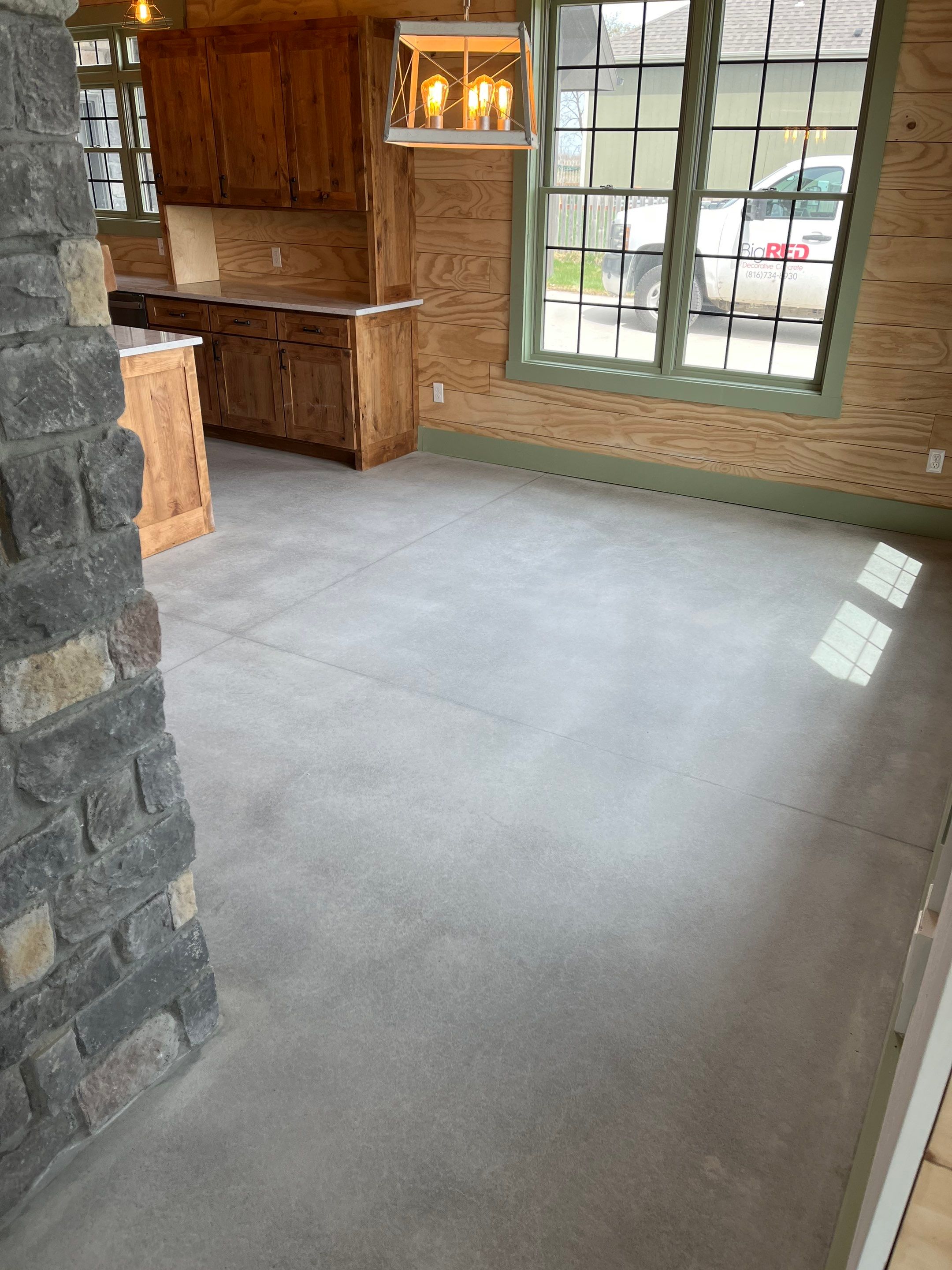 Eudora, KS -- Full Home Polish by Big Red Decorative Concrete, LLC