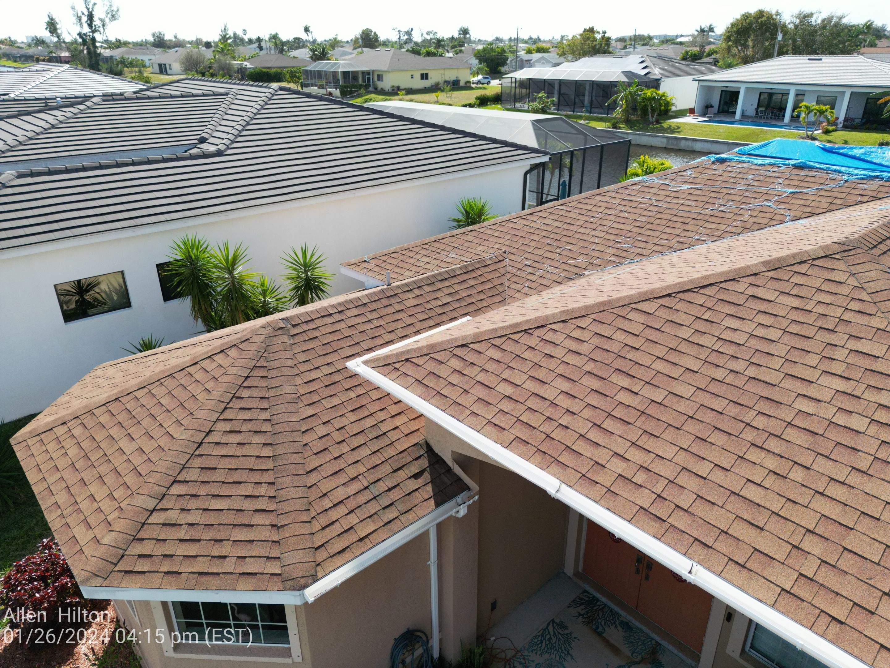 Residential Roofing Installation using Tri County Metal by 1st Class Roofing, Inc. 