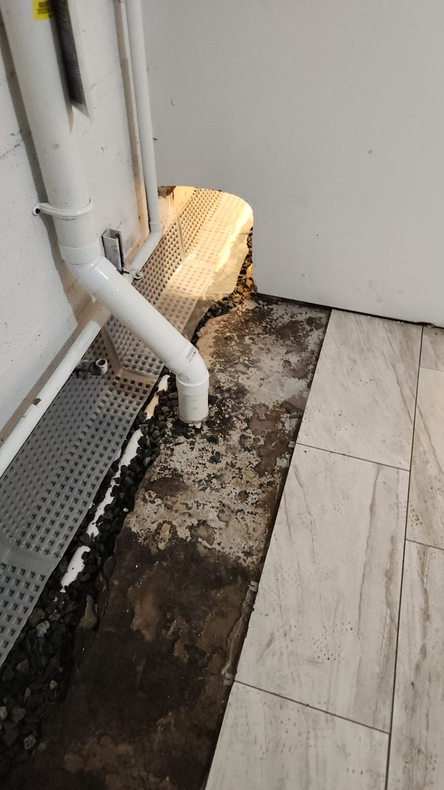 Interior French Drain Newton NJ by Pure Service Pro, LLC 