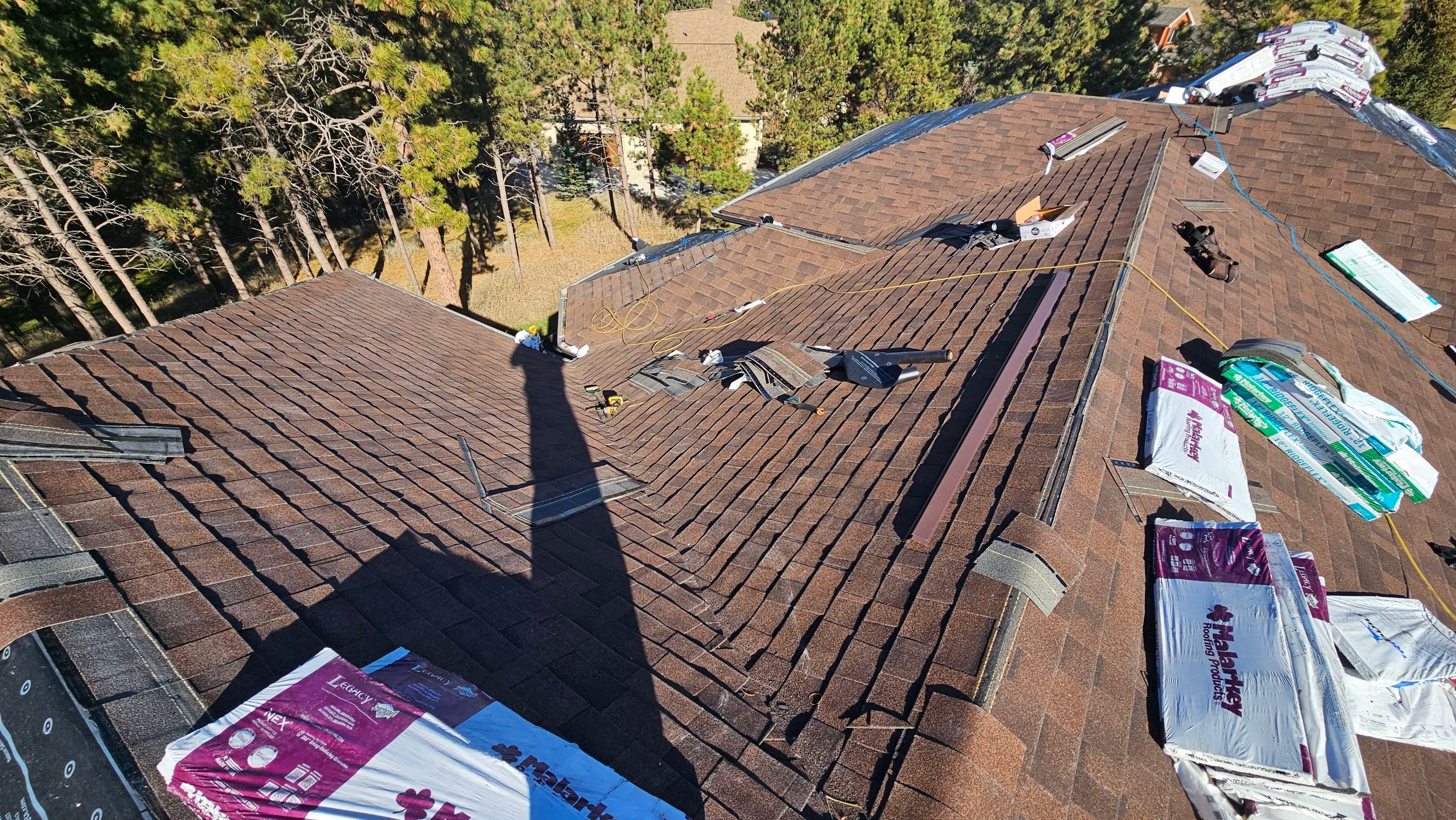 Residential Roofing Installation using Malarkey Shingles by Weather-Tite Exteriors LLC
