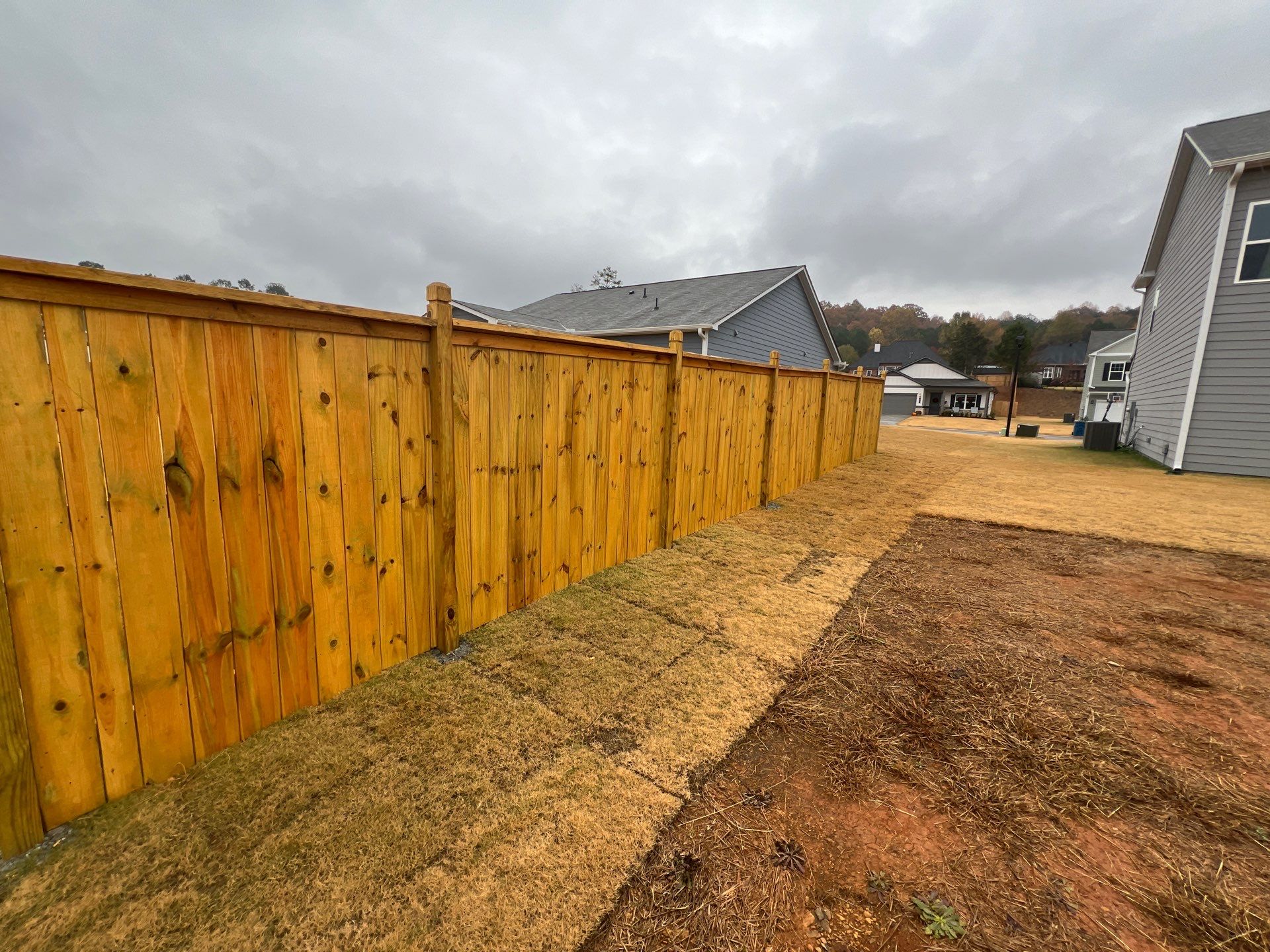 Fence Staining using Chestnut by SSE by Titans of Timber Fence & Stain