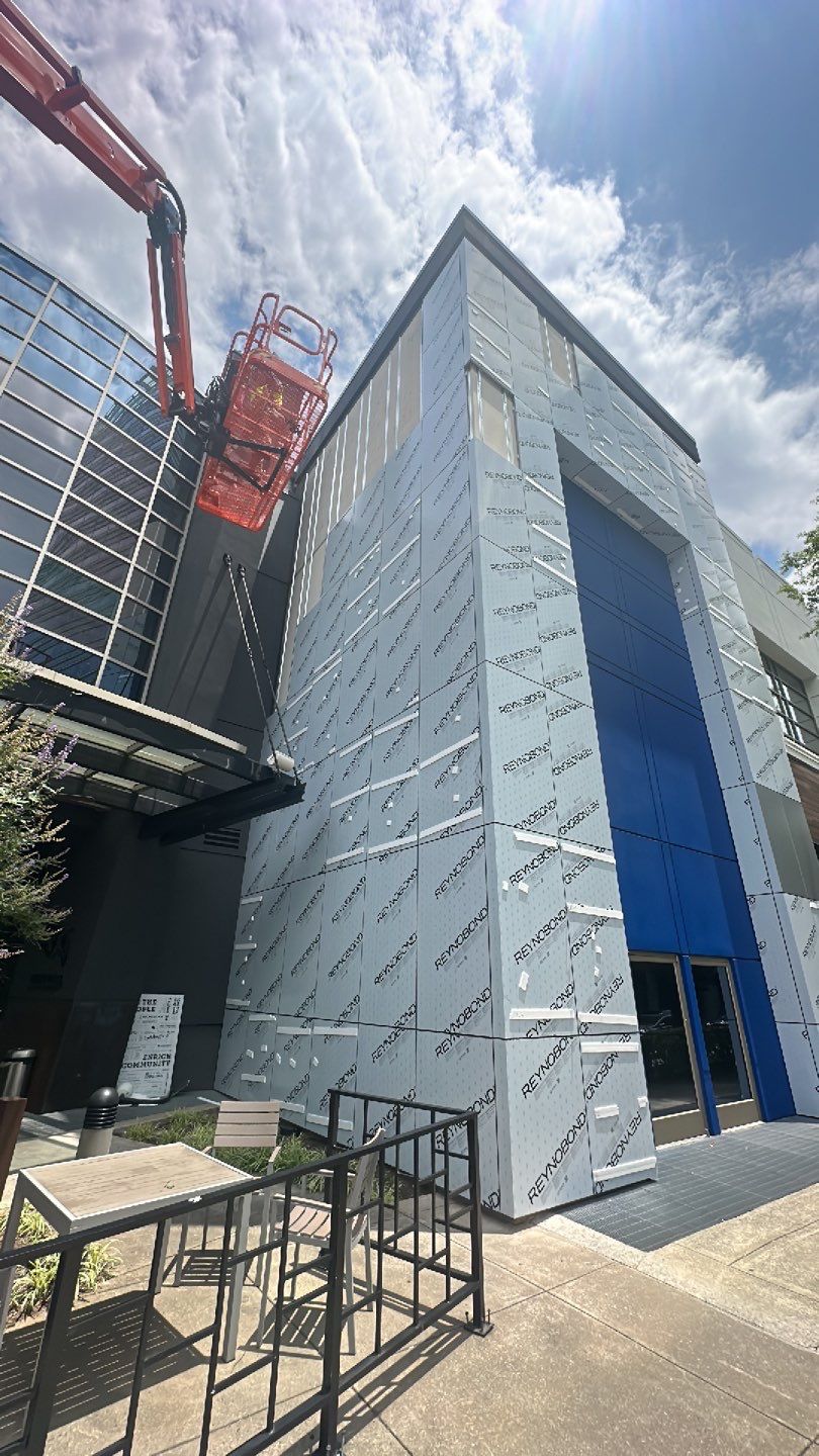 Exterior Installation using ACM Composite Panels by Infinity Metal Systems