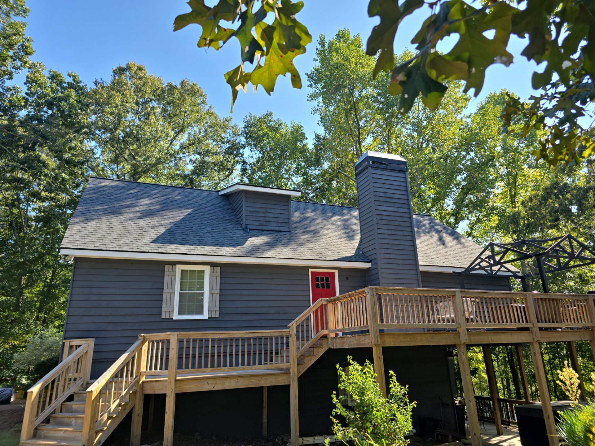 Gainesville, GA Roof Replacement GAF Timberline HDZ Pewter Gray by Reset Roofing
