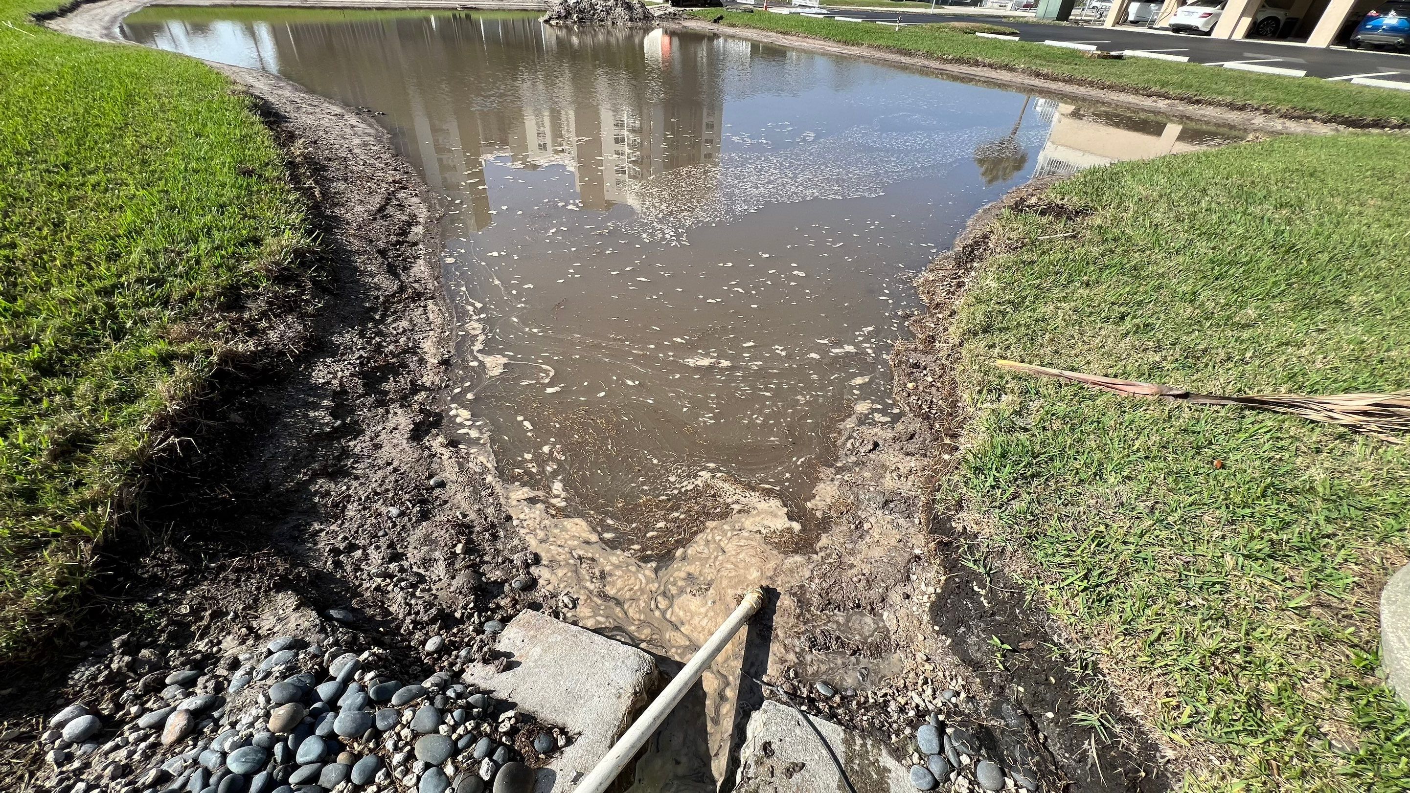 Condo Storm Water System Cleaning and Maintenance From Hurricane Ian by APS Power & Water