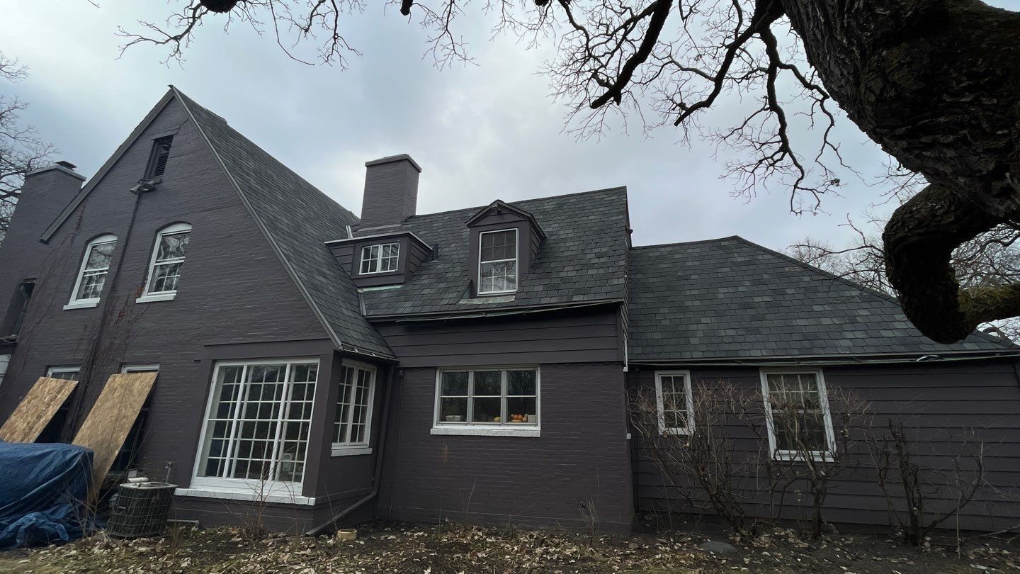 Slate Roof Removal using Atlas Storm Master Slate by Total Exteriors