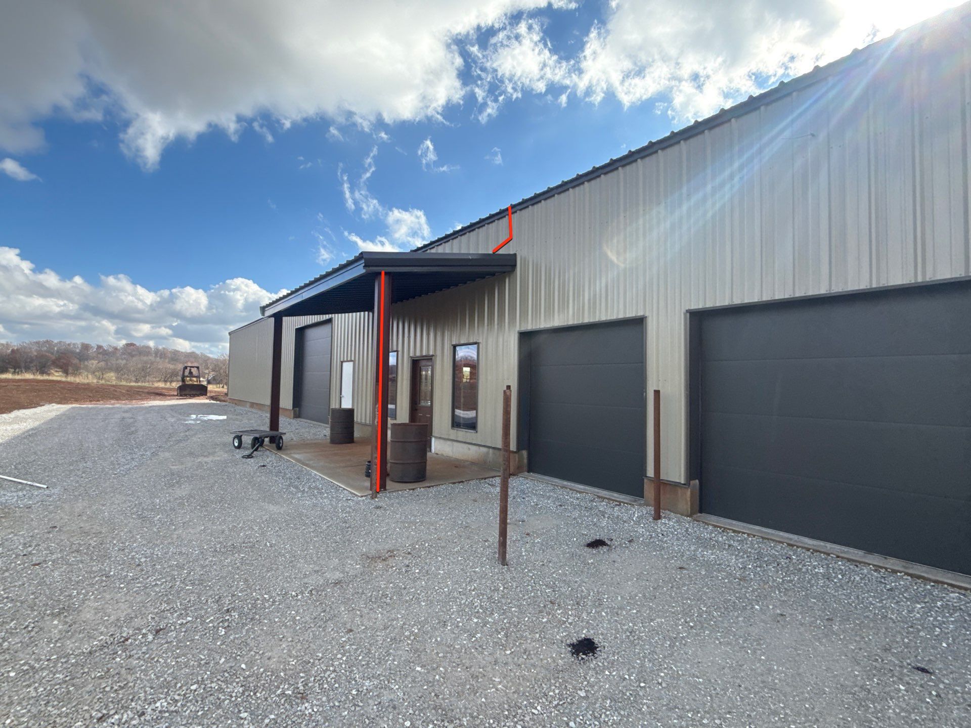 Metal Shop 6" Gutters & Downspouts Install - Color Musket Brown  by Titan Commercial & Residential Roofing 