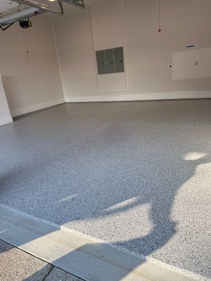 Garage Floor Coating using Coyote